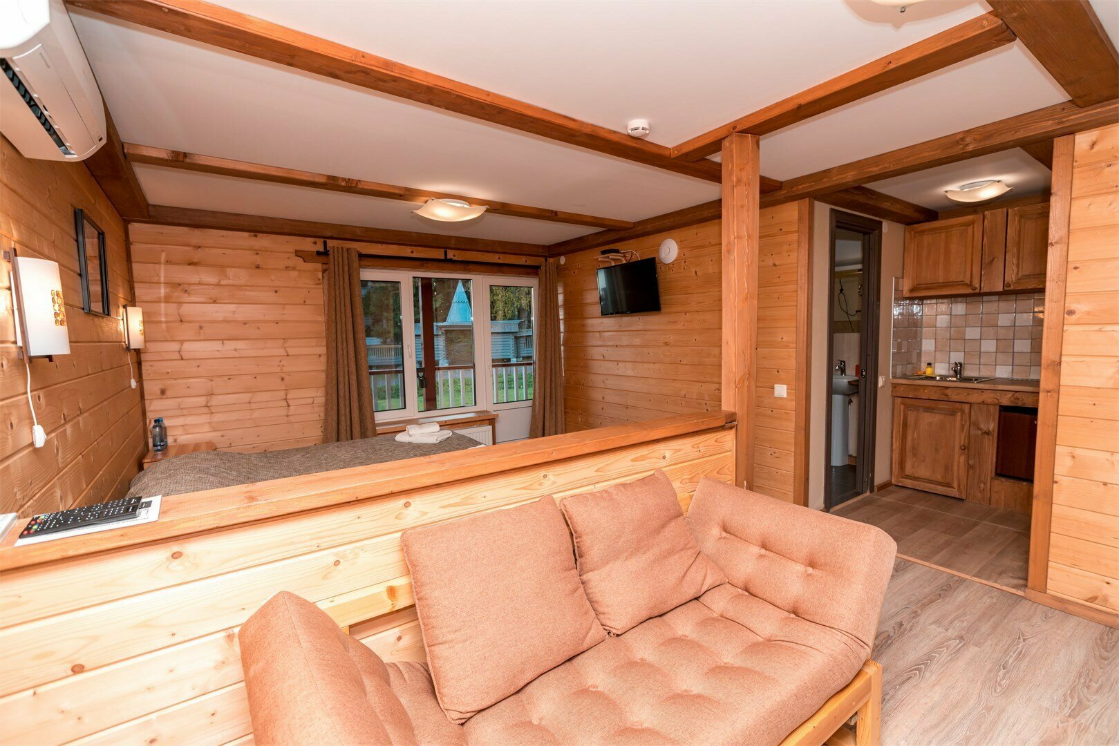 Номер Комфорт с двуспальной кроватью Норвежская деревня