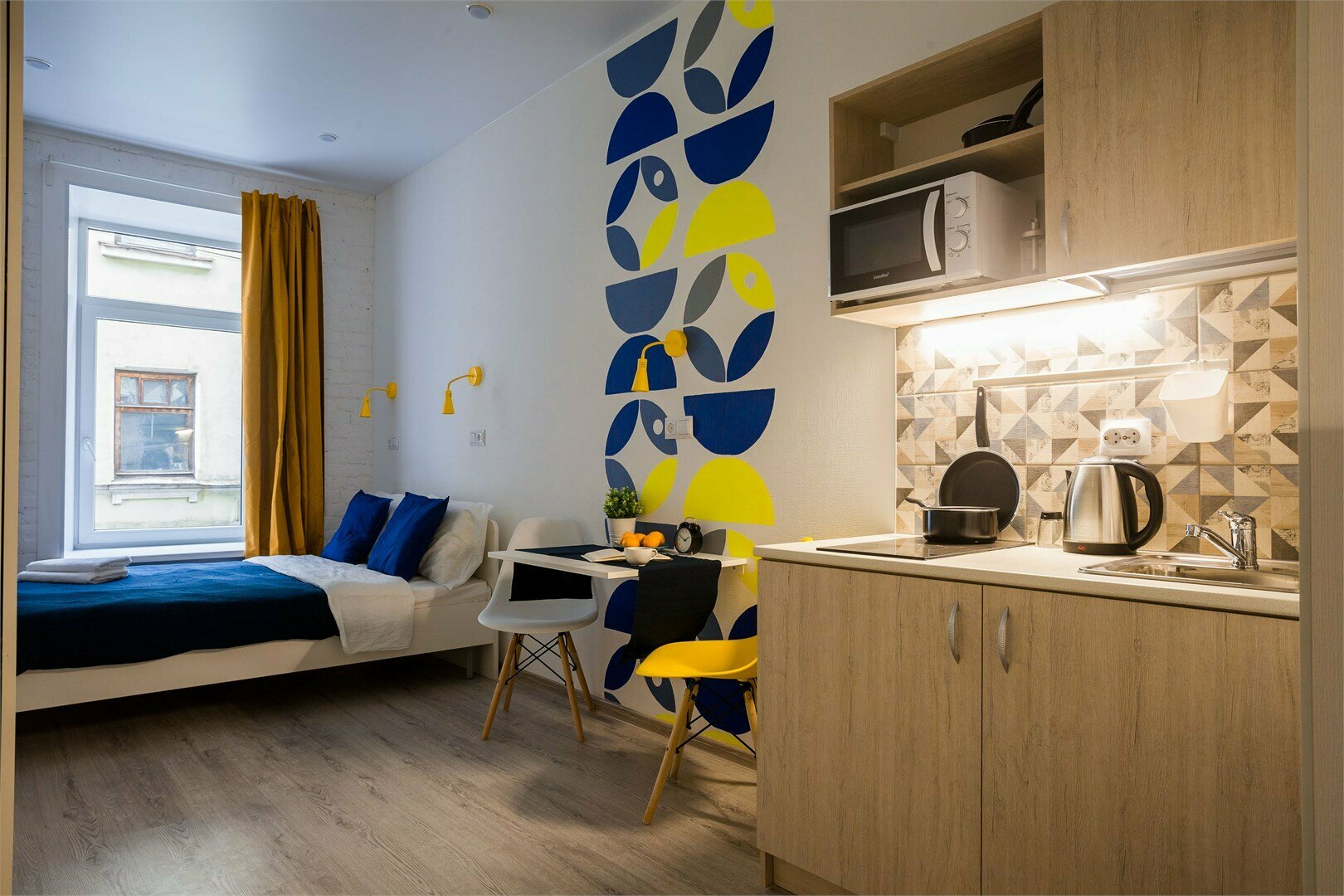 Стандарт с 1 двуспальной кроватью