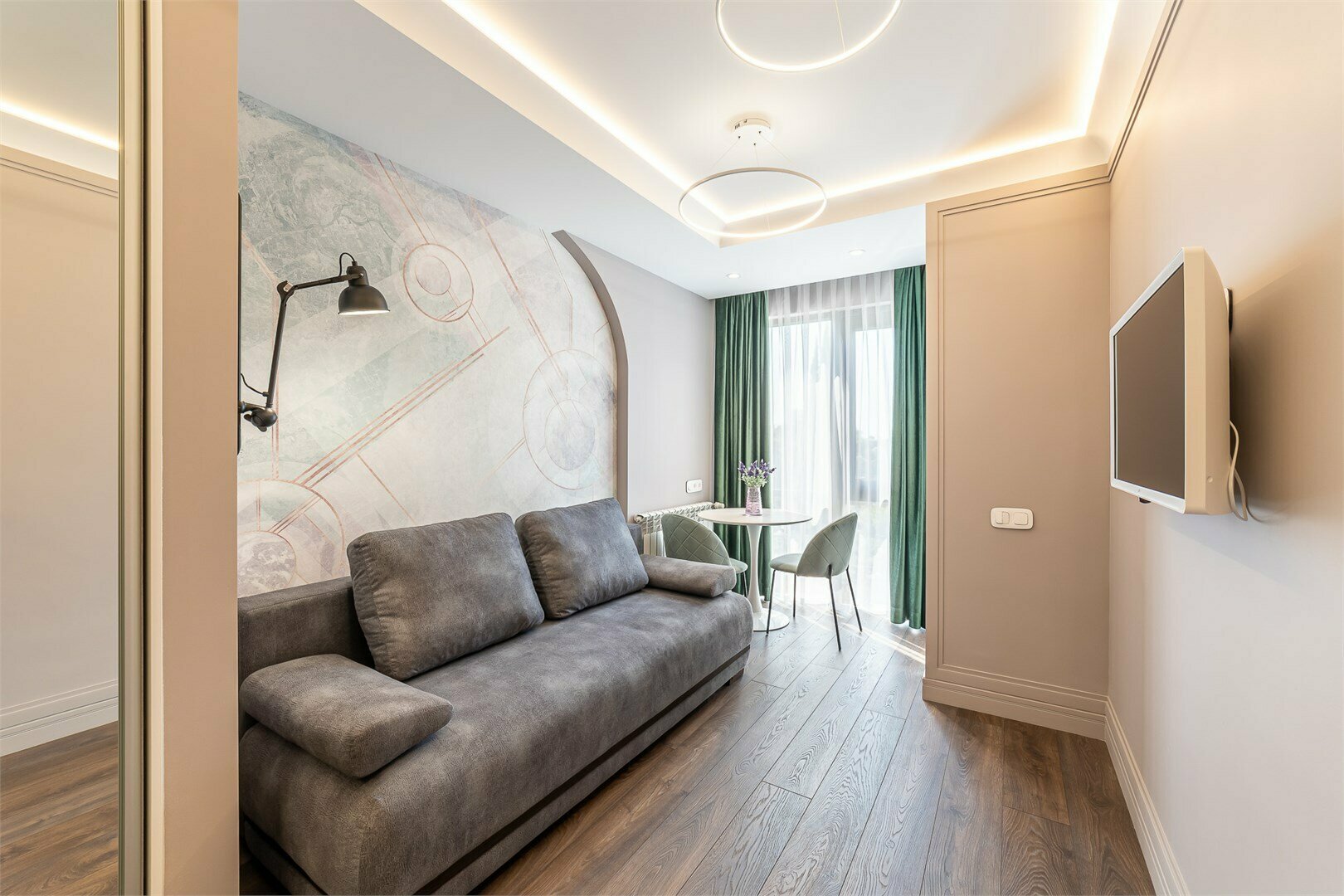 Апартаменты с 1 спальней