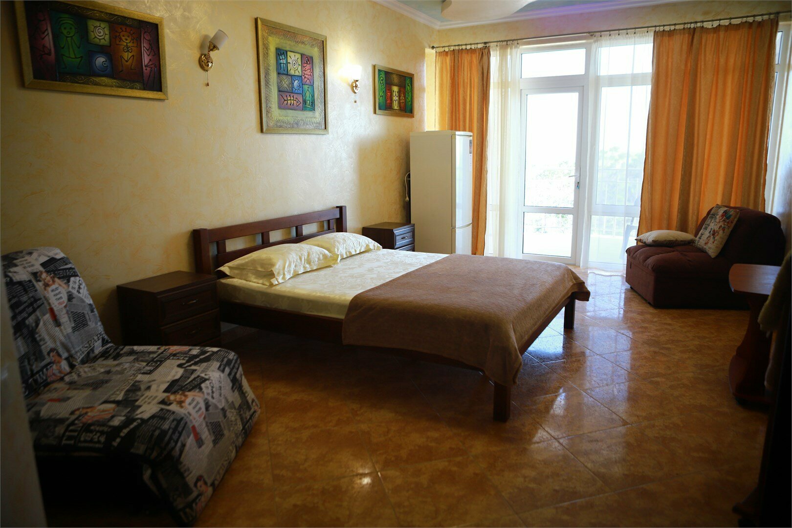 Четырехместный номер с видом на море