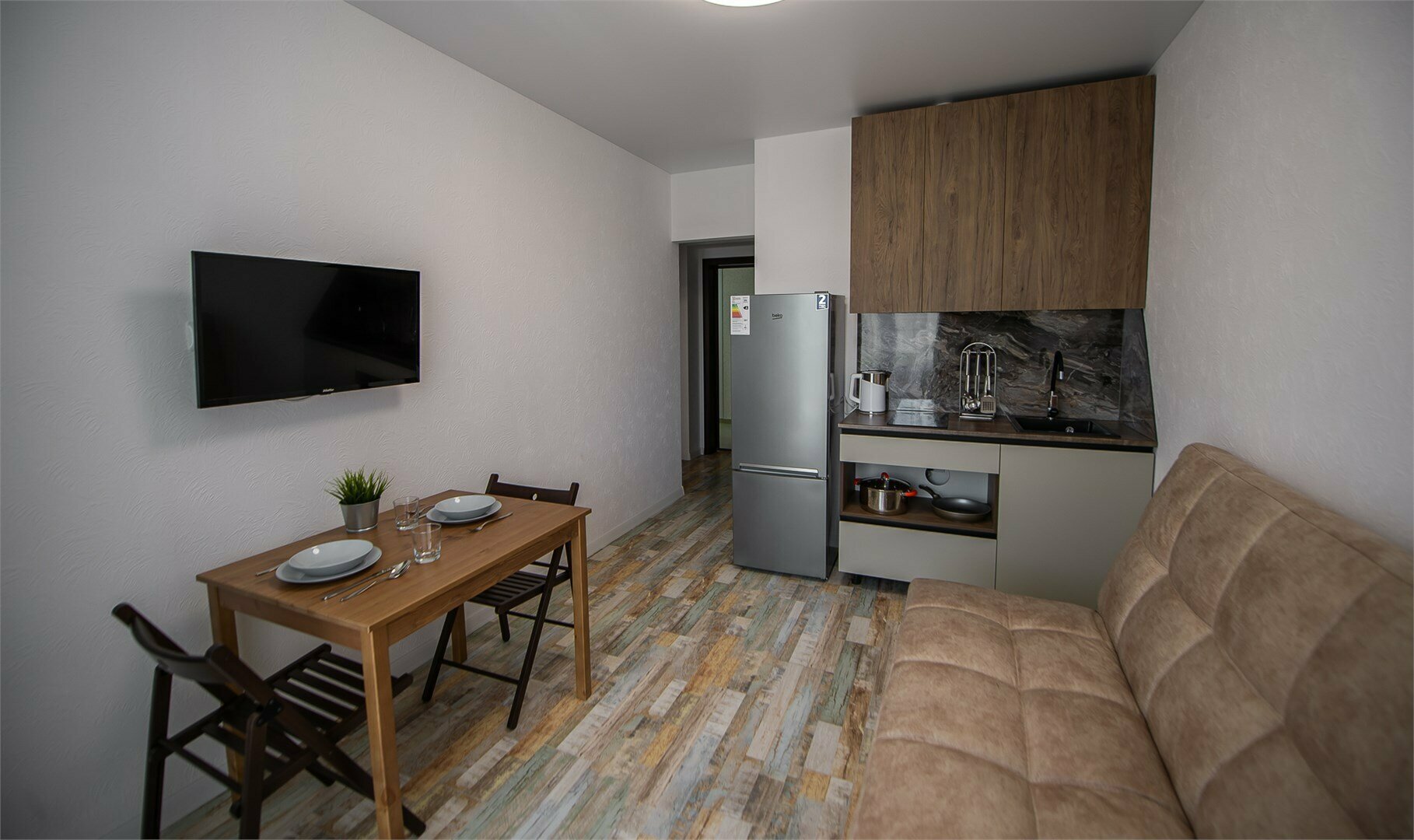 Апартаменты с 1 спальней