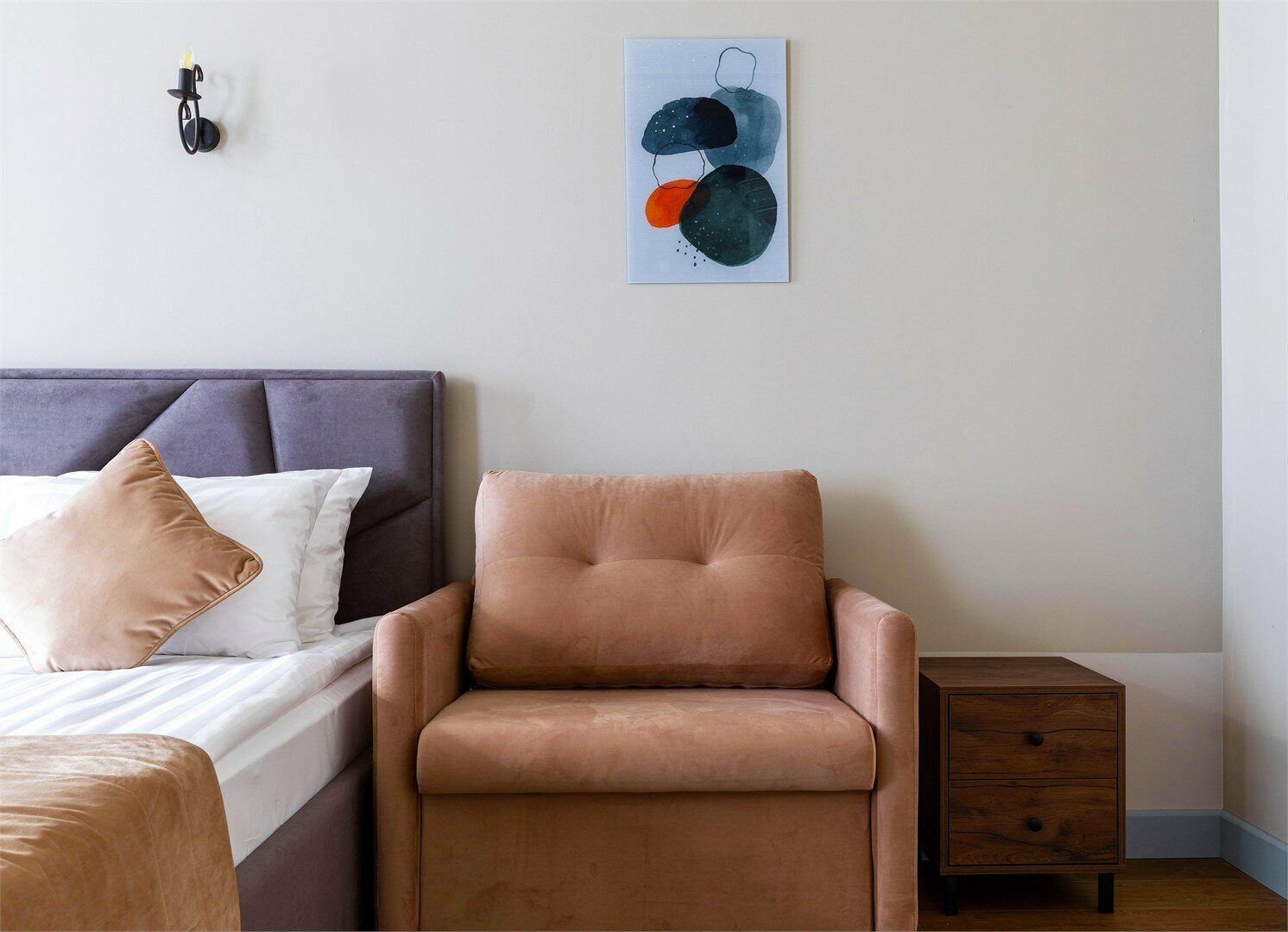 Делюкс Апартаменты с кроватью "Кинг-Сайз" и видом на город (brown) №2