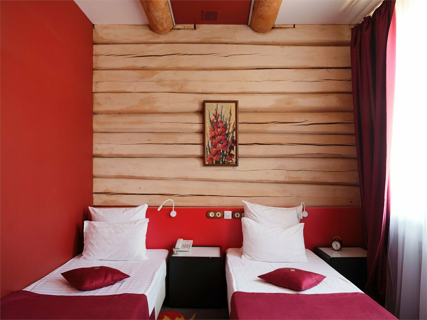 Двухместный номер с 1 кроватью или 2 отдельными кроватями, вид на город