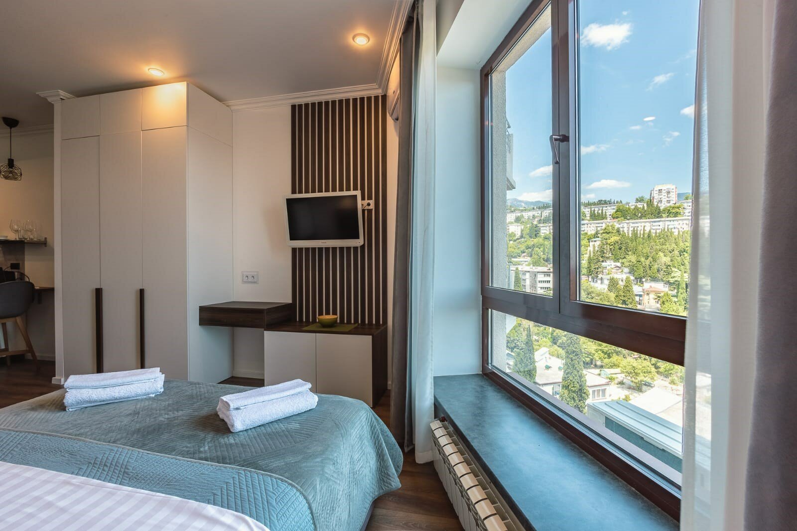 Студия в  Ялте прямой вид на море