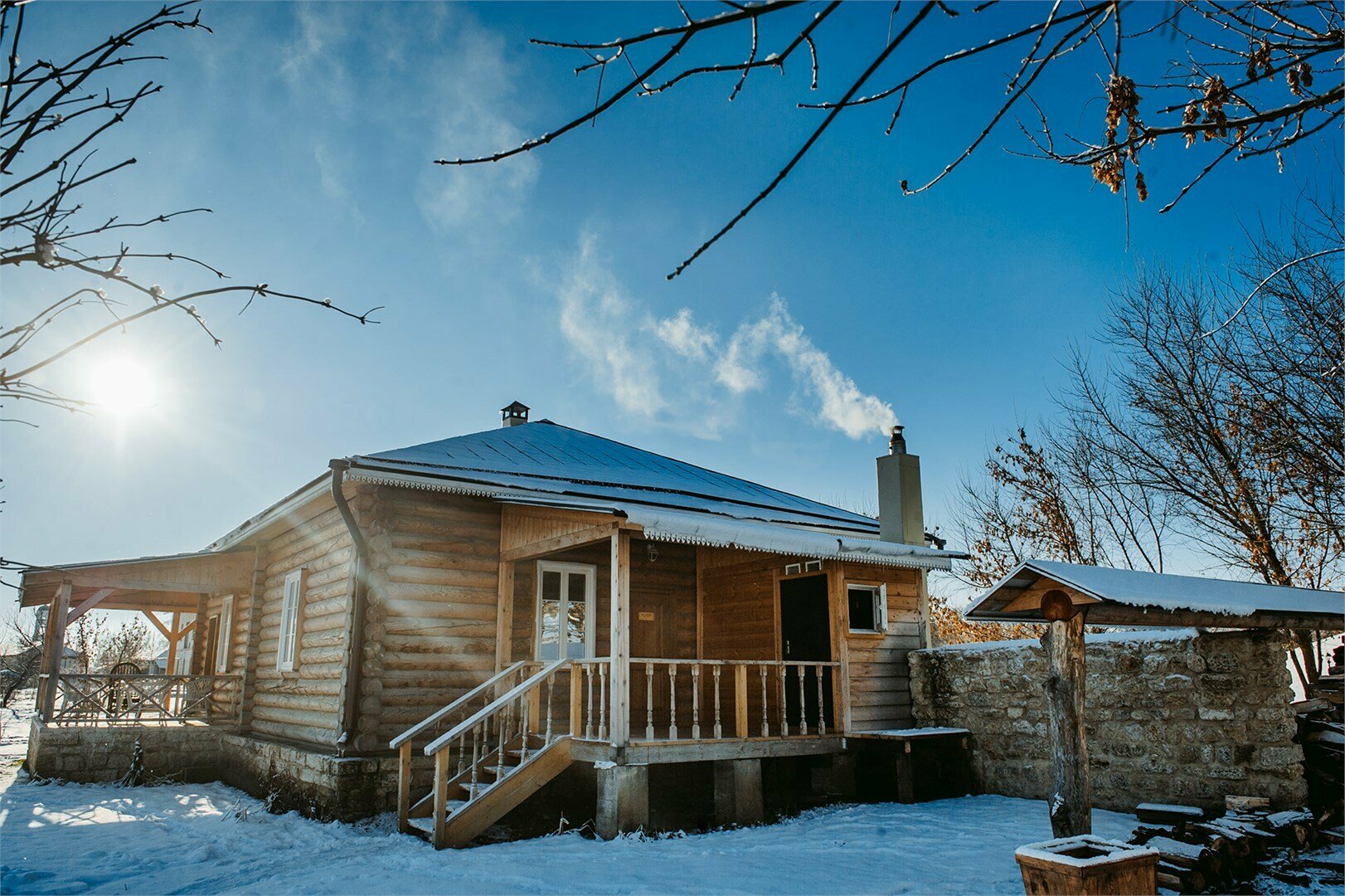 Номер "Ночь" во флигеле "Школа" с верандой