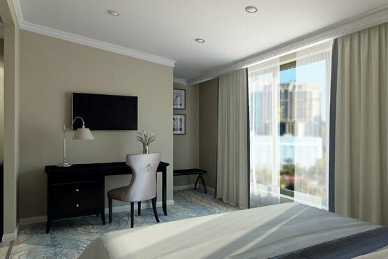 НОМЕР "КОМФОРТ" С КРОВАТЬЮ "QUEEN-SIZE"