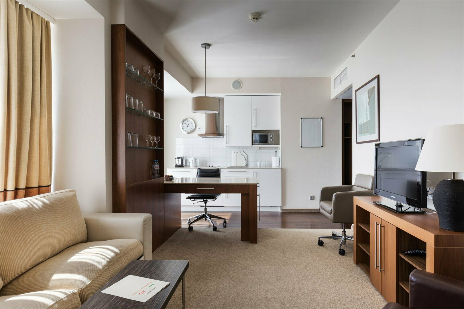 Апартаменты с одной спальней и мини-кухней