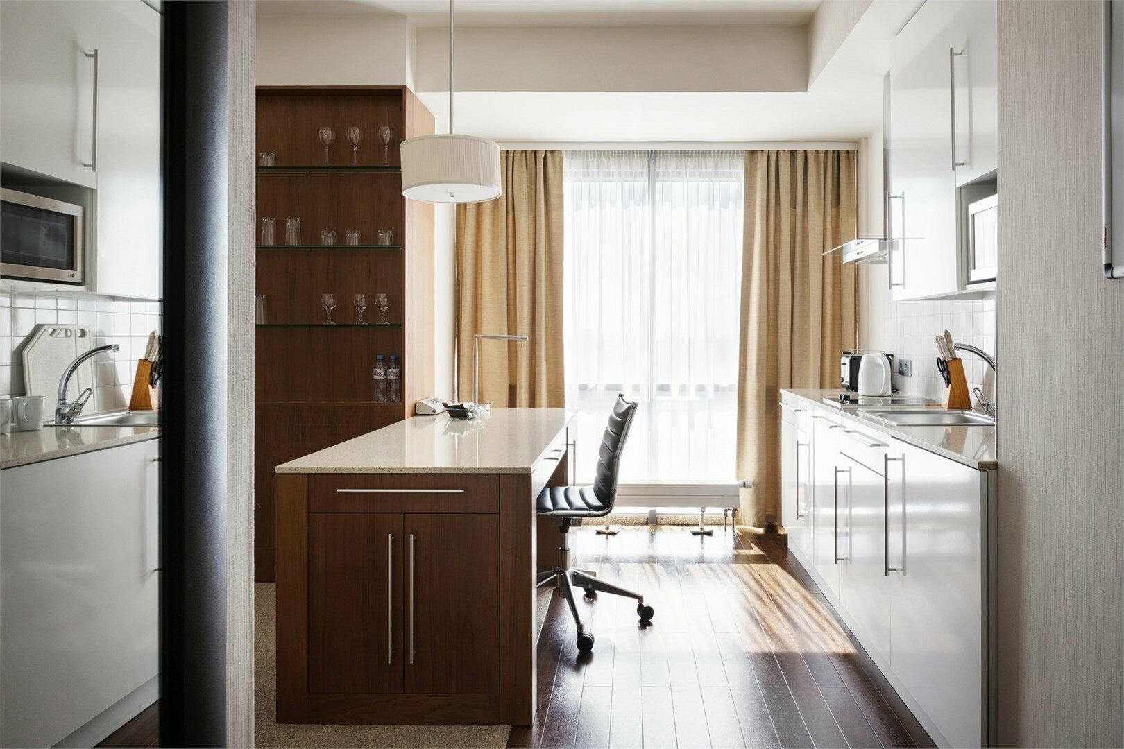 Апартаменты с одной спальней и мини-кухней