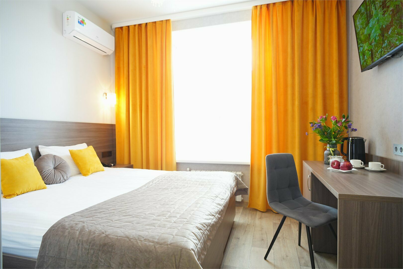 Комфорт с 1 двуспальной кроватью или 2-мя односпальными