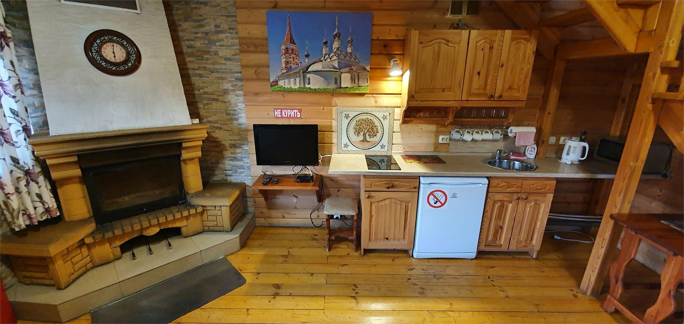 Двухуровневые аппартаменты ЛЮКС с камином и джакузи