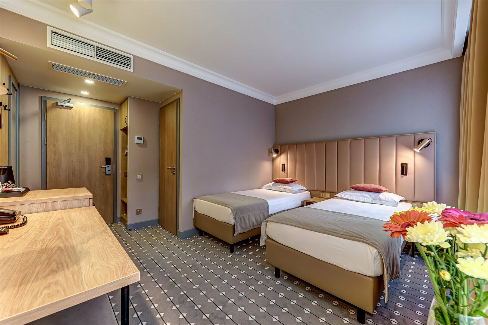 Стандартный двухместный номер с 1 кроватью или 2 отдельными кроватями