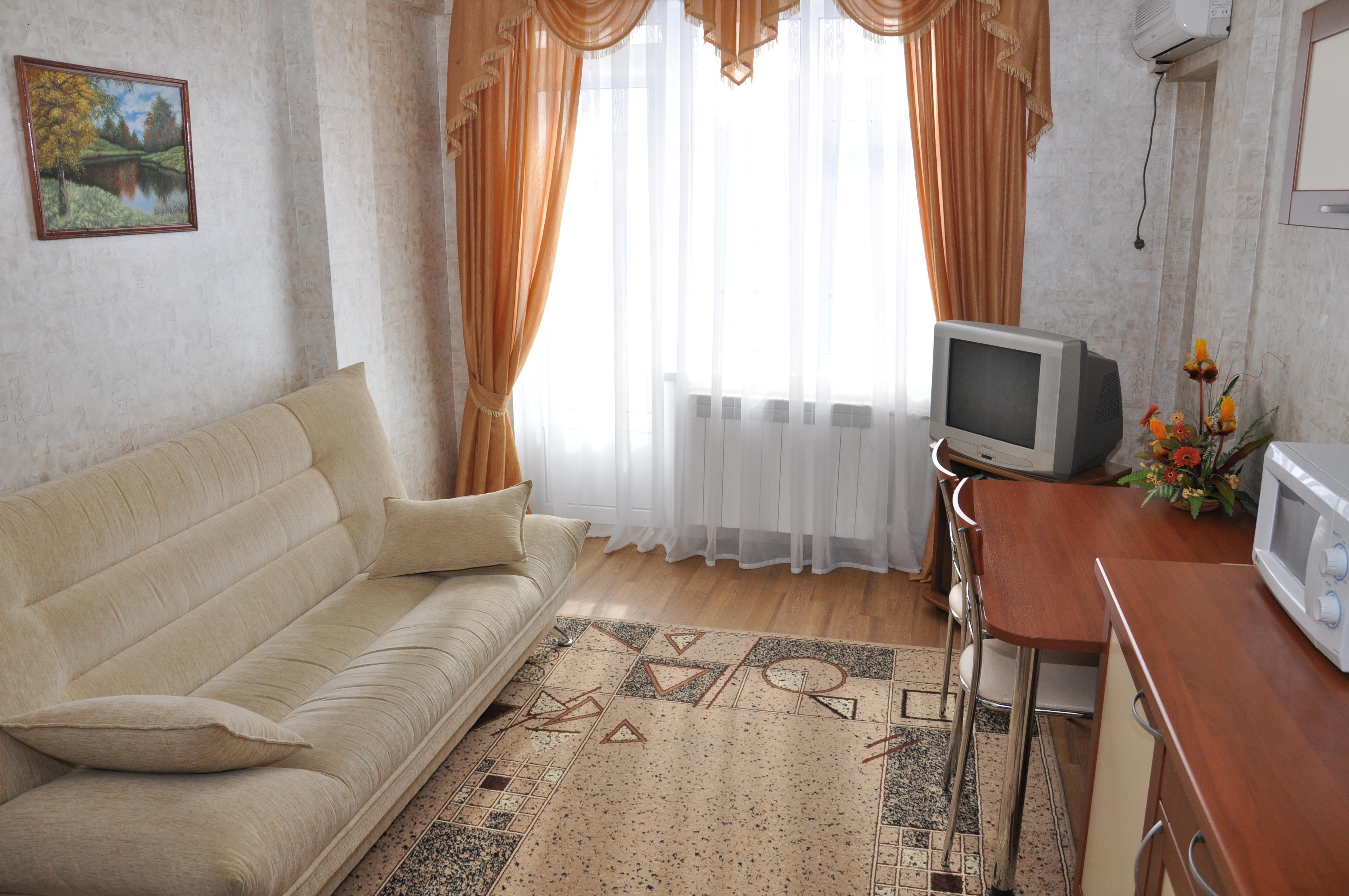 Люкс двухкомнатный с кухонной зоной