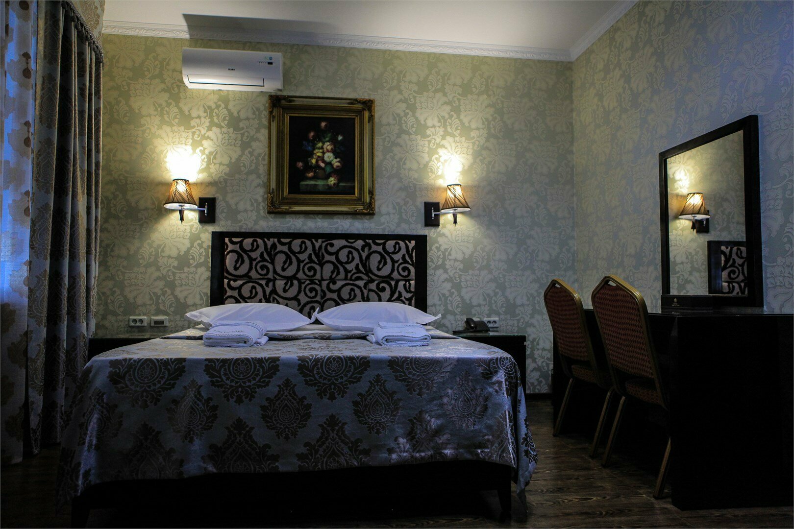 Двухместный номер с 1 кроватью и видом на горы