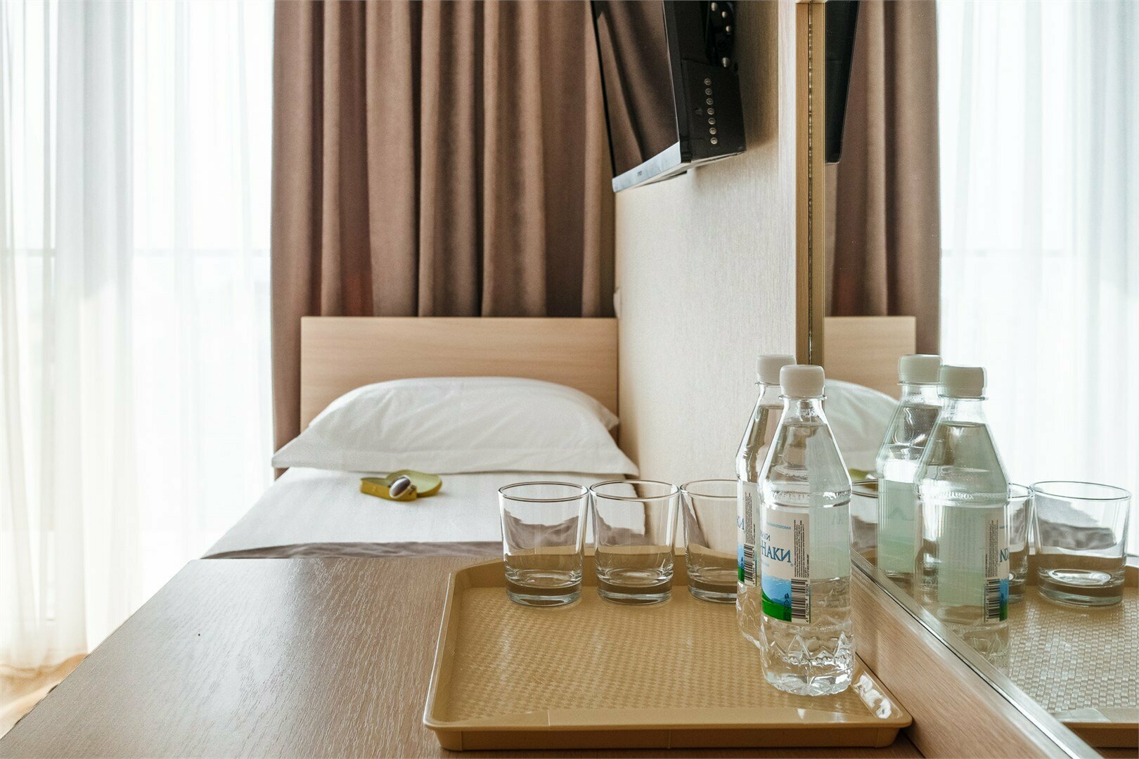 Стандартный трёхместный номер с видом на море на высоком этаже