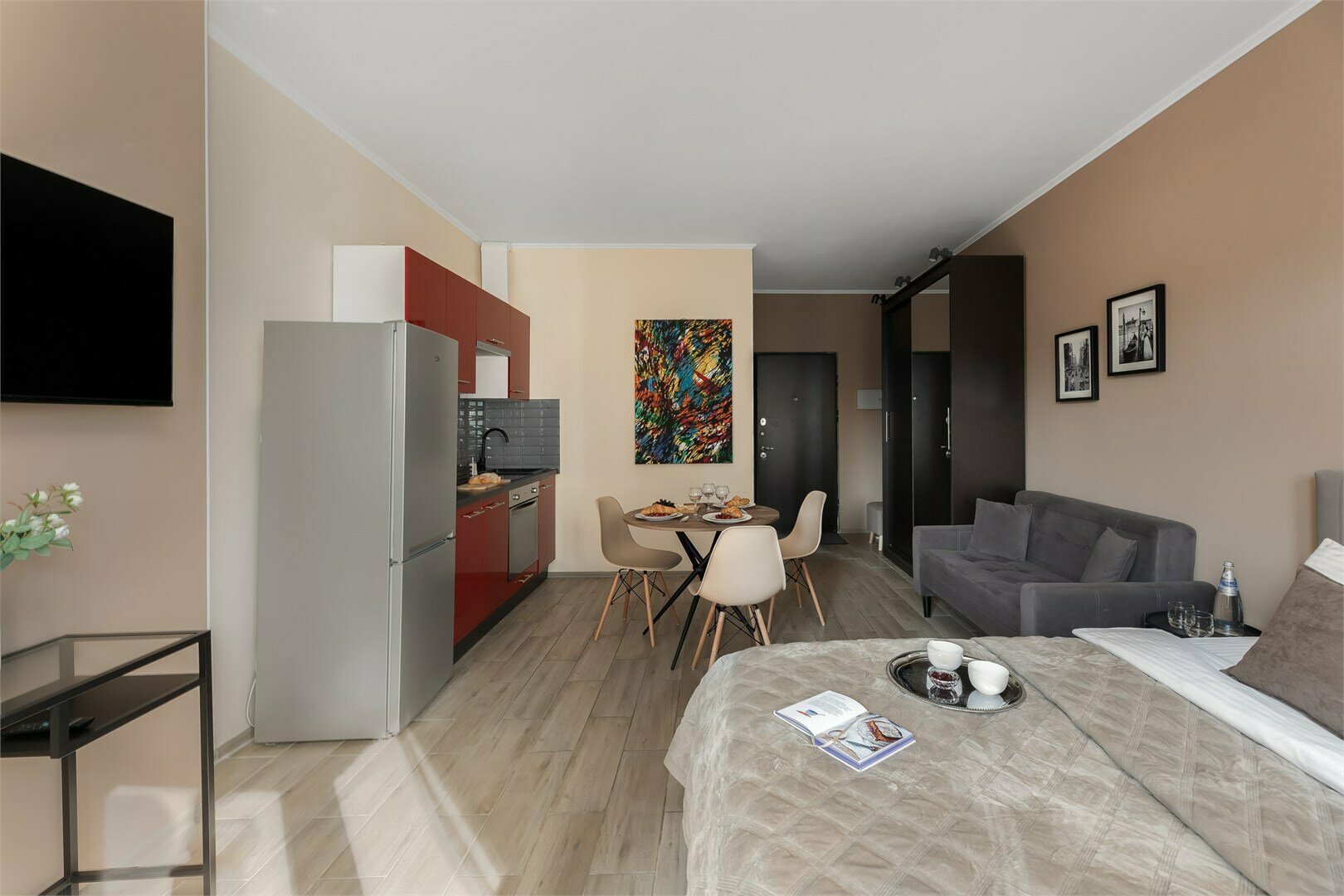 Brownie - 3х местные апартаменты в "Савеловский-Сити" (3 этаж)