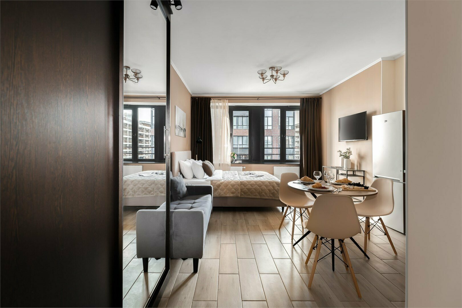 Brownie - 3х местные апартаменты в "Савеловский-Сити" (3 этаж)