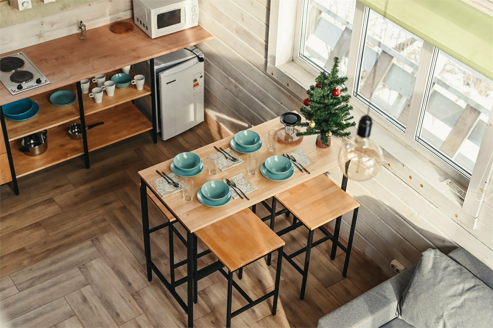 Двухуровневый четырехместный номер