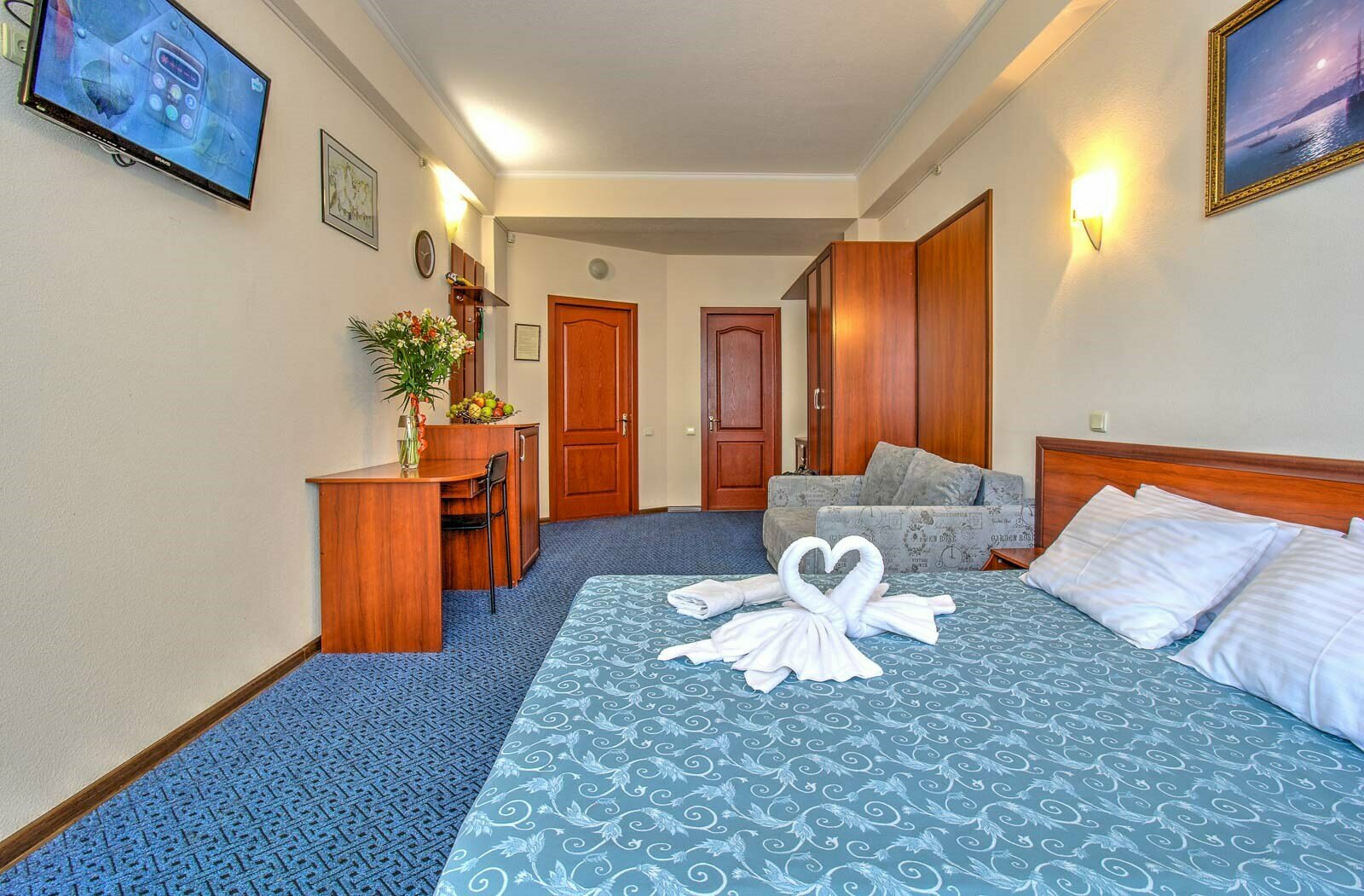 Стандарт А вид на зеленую зону с балконом