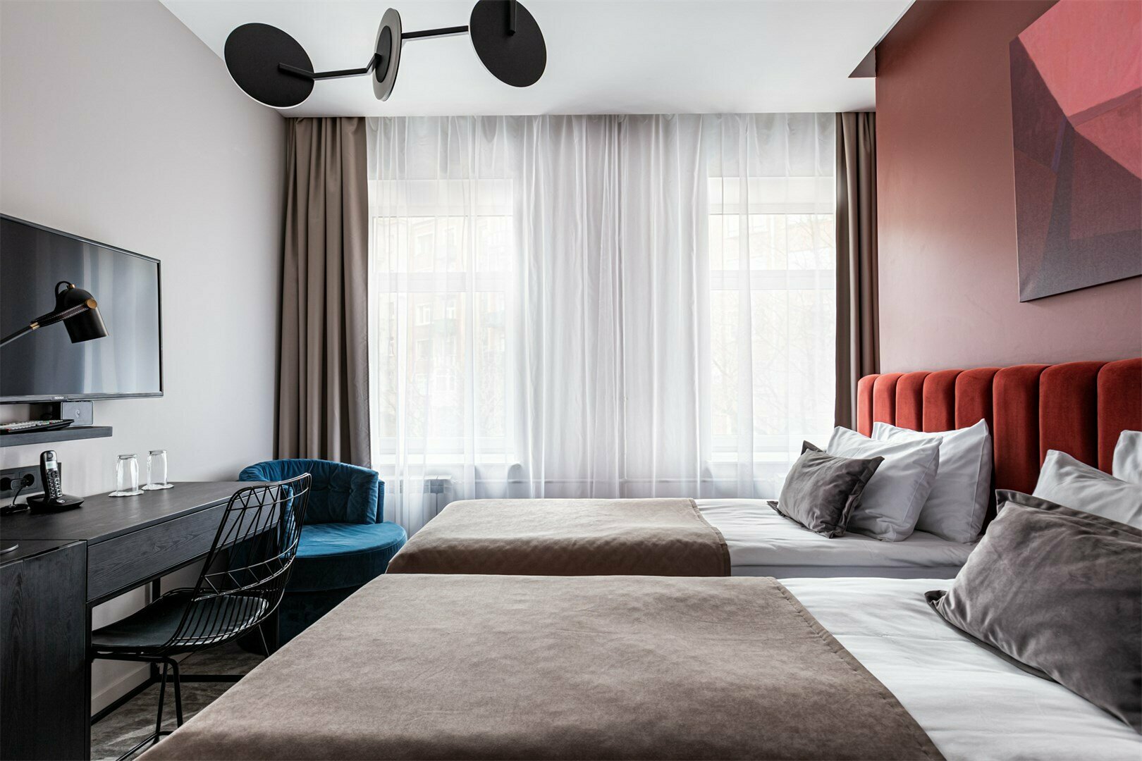 Стандартный номер с двумя раздельными кроватями