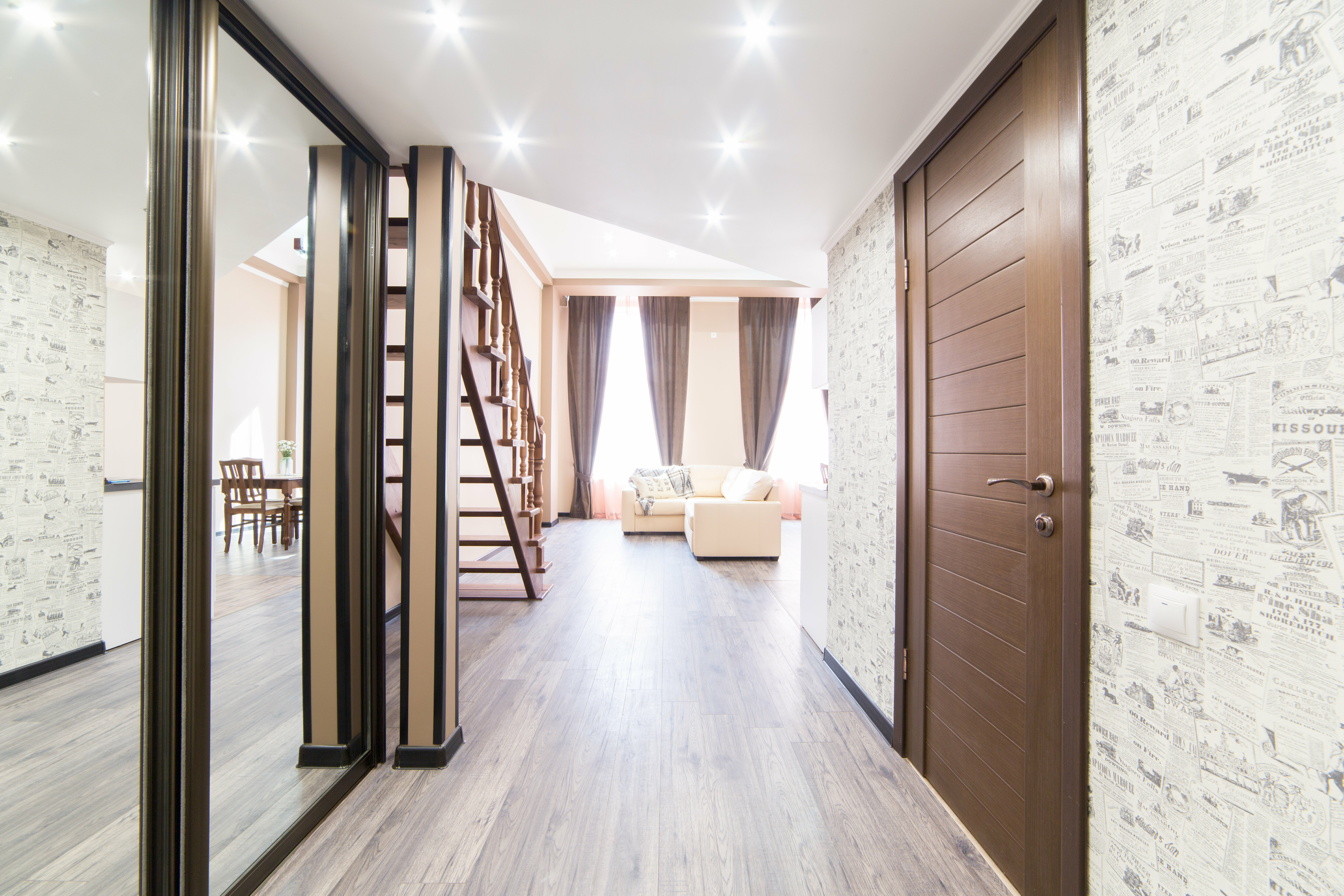 Апартаменты с 2-я односпальными кроватями и ванной комнатой 