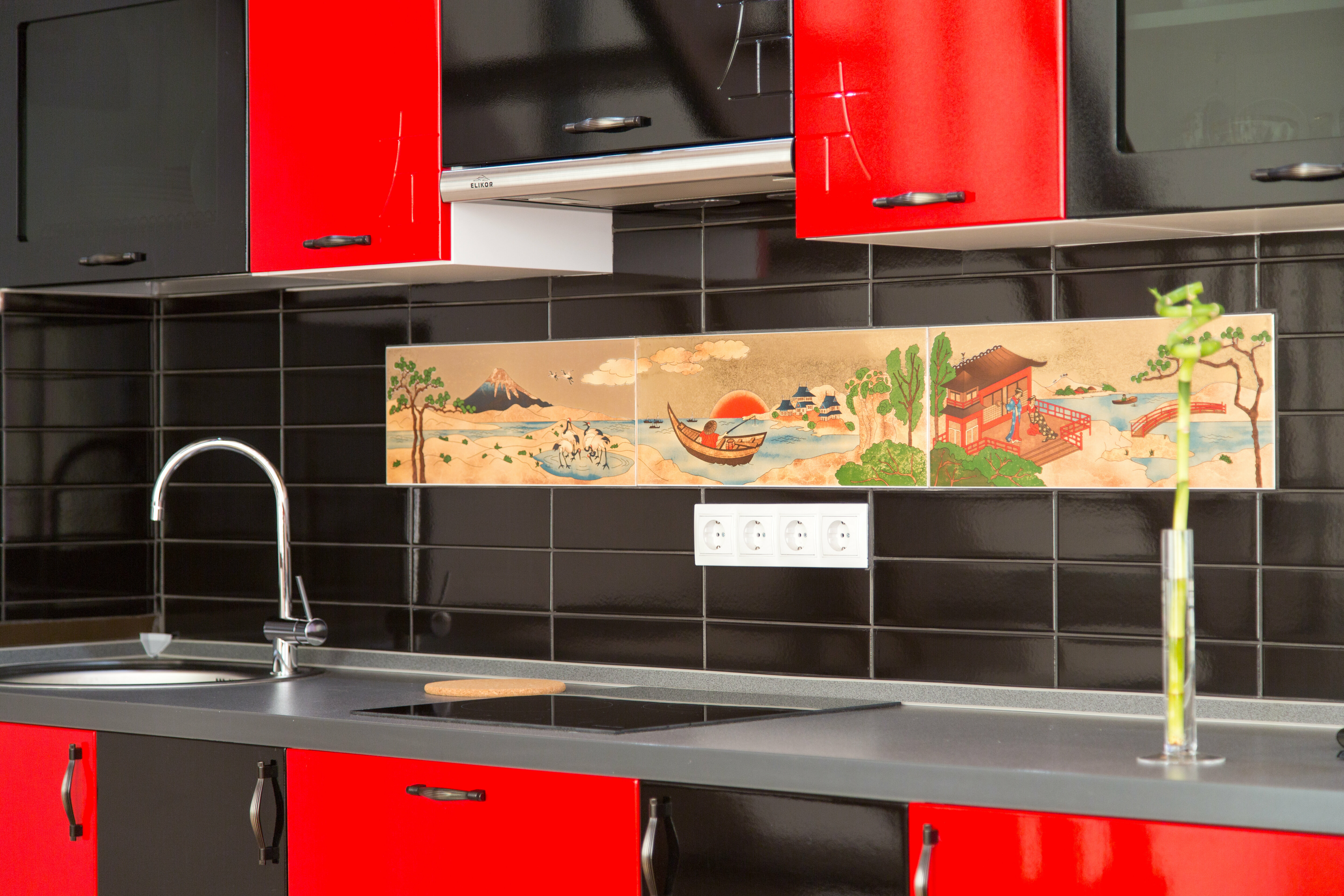 Апартаменты с двуспальной кроватью и кухней