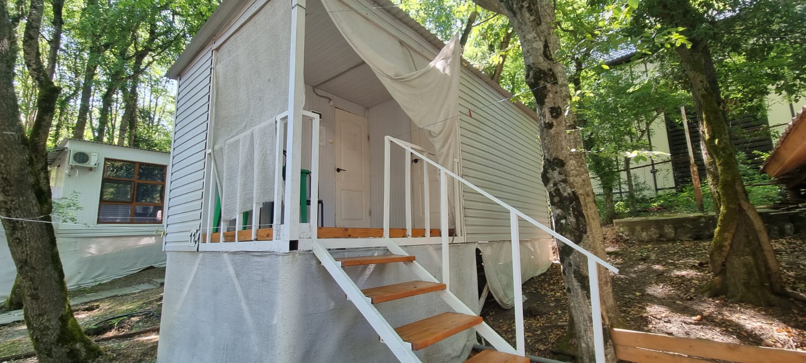 Двухместный номер с 1 кроватью и террасой