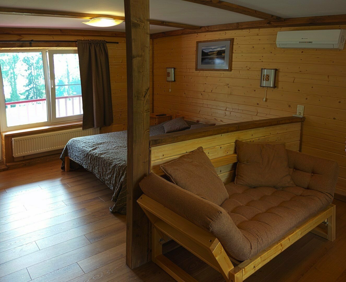 Номер Комфорт с двуспальной кроватью Норвежская деревня