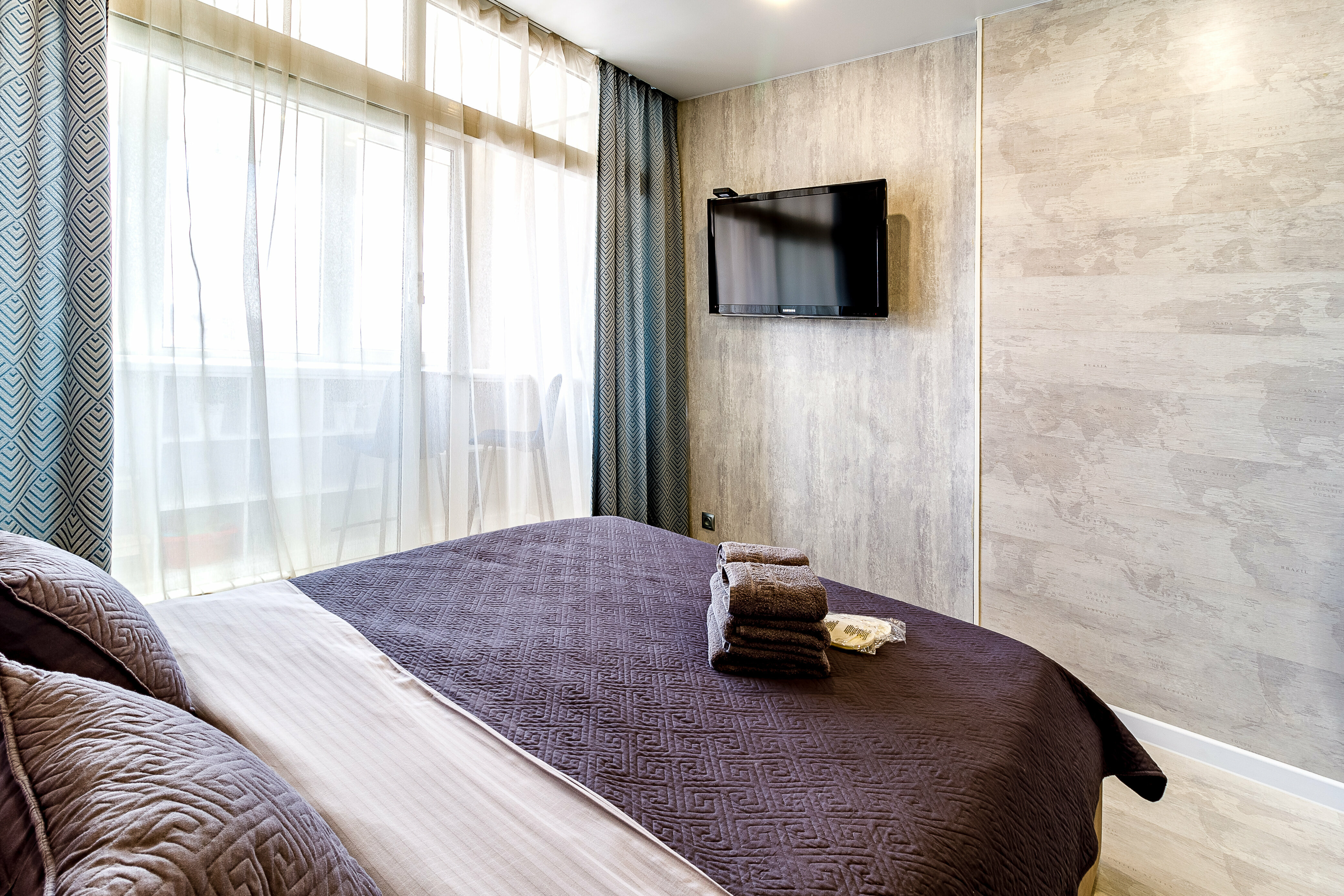 Двухместный номер Делюкс с 1 кроватью и балконом