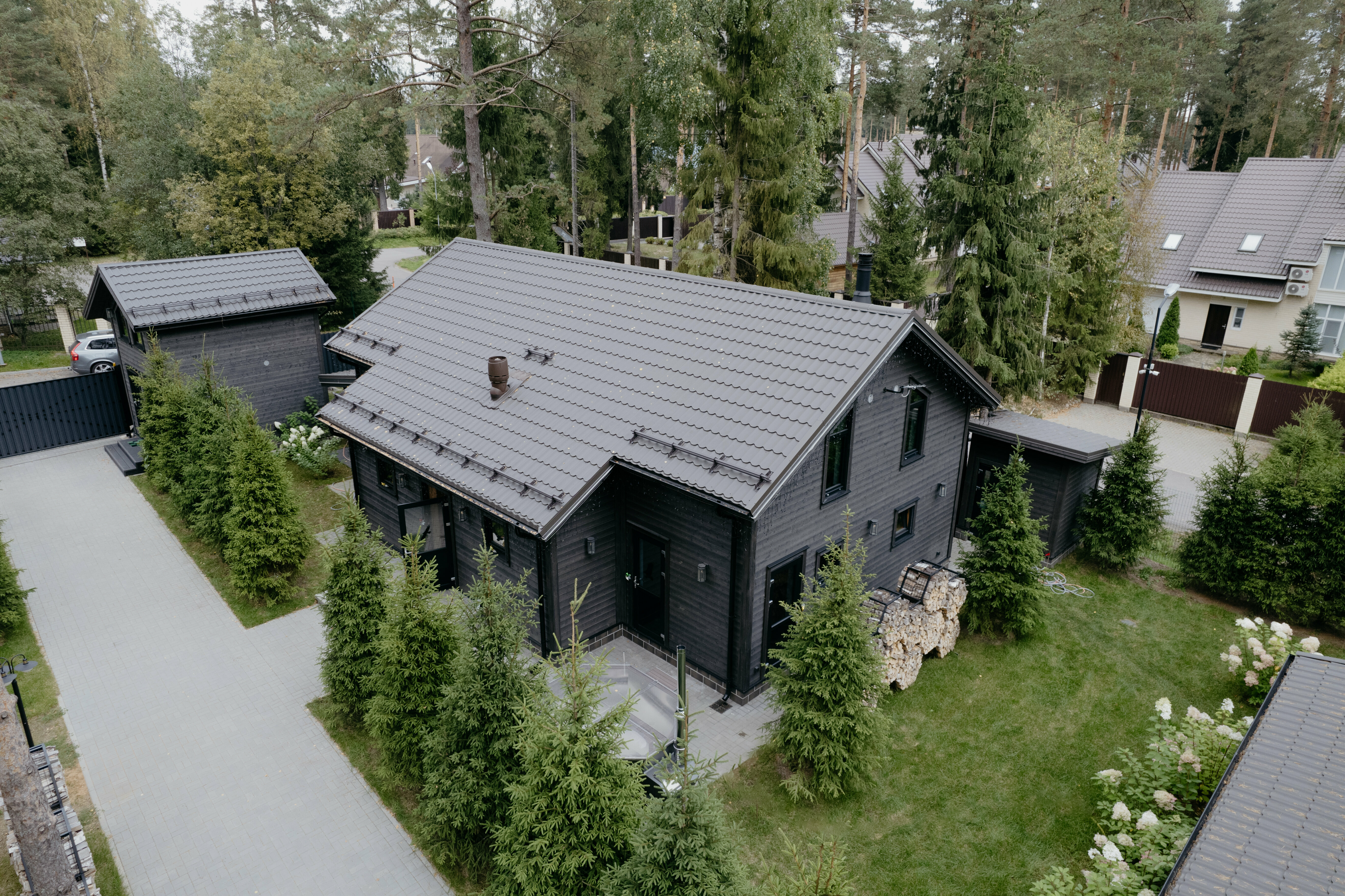 Норвежский коттедж "Скандинавия с турецкой парной"