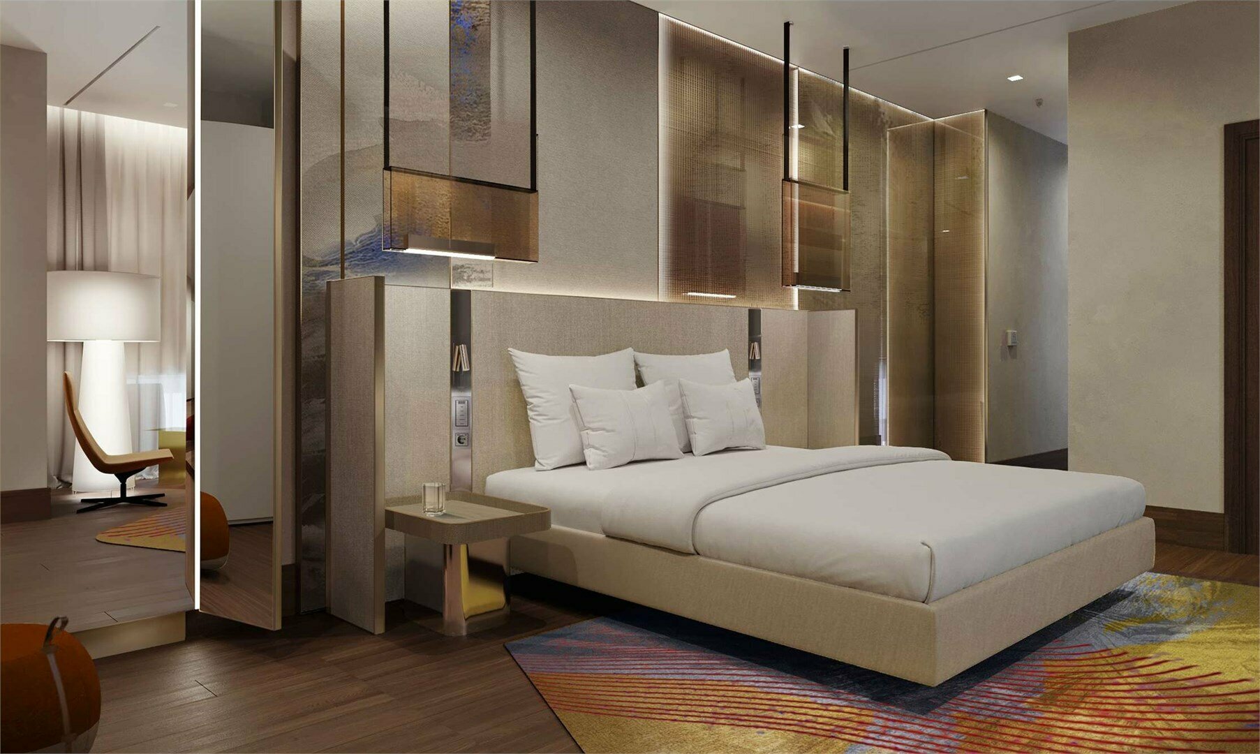 Номер Duplex двухуровневый - с двуспальной кроватью и раскладным диваном