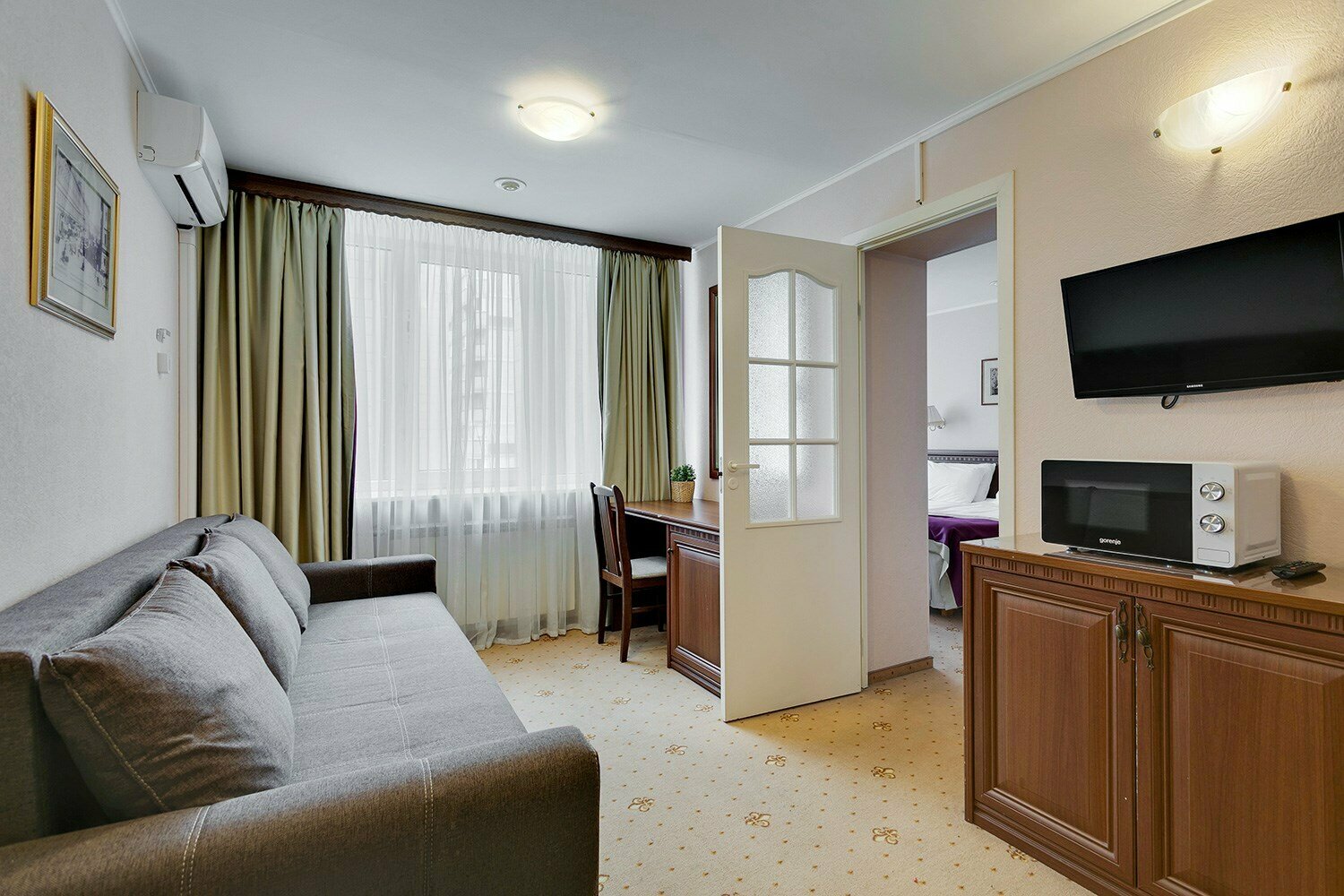 Полулюкс студия/двухкомнатный