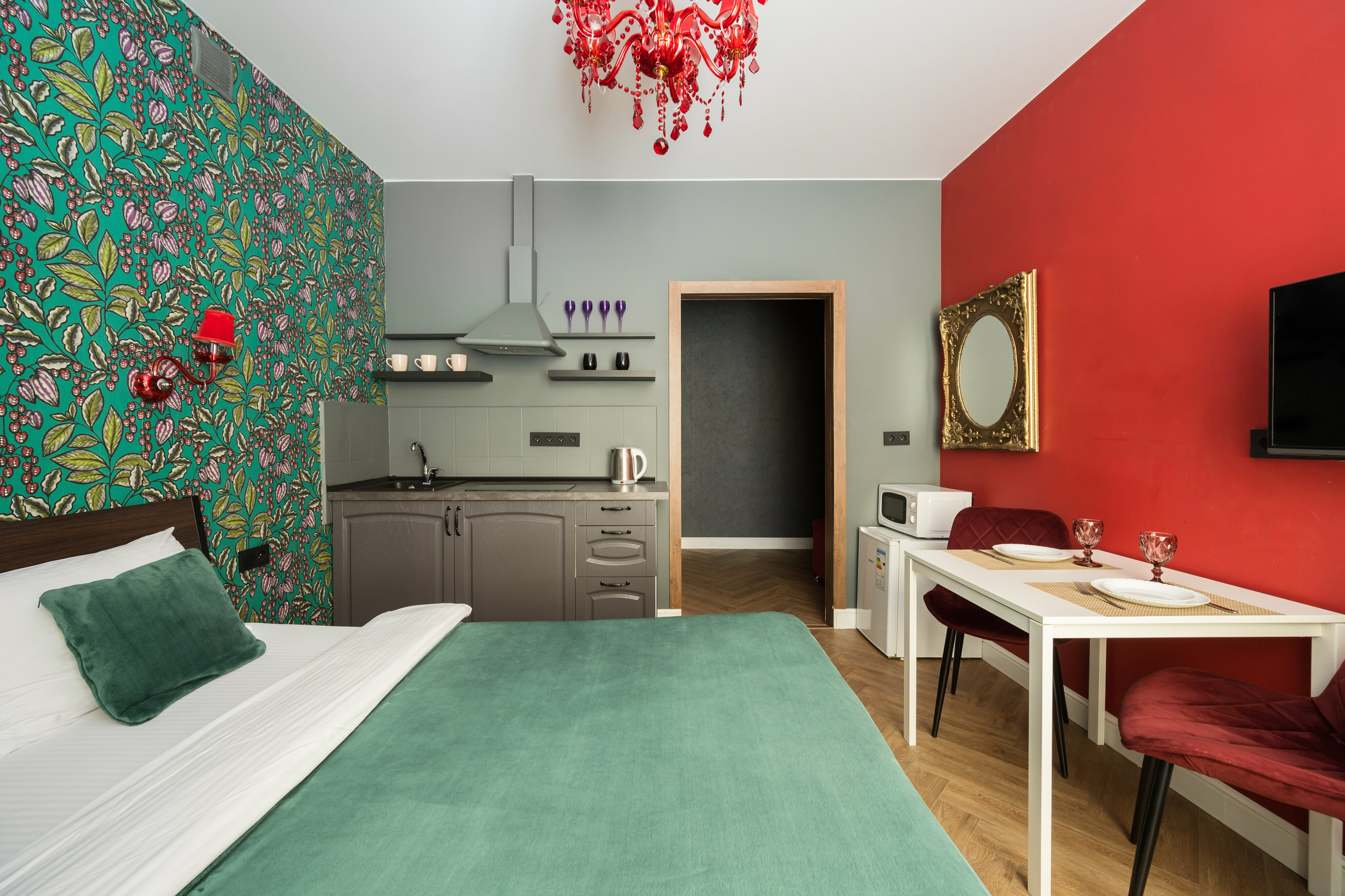 Апартаменты с 1 спальней