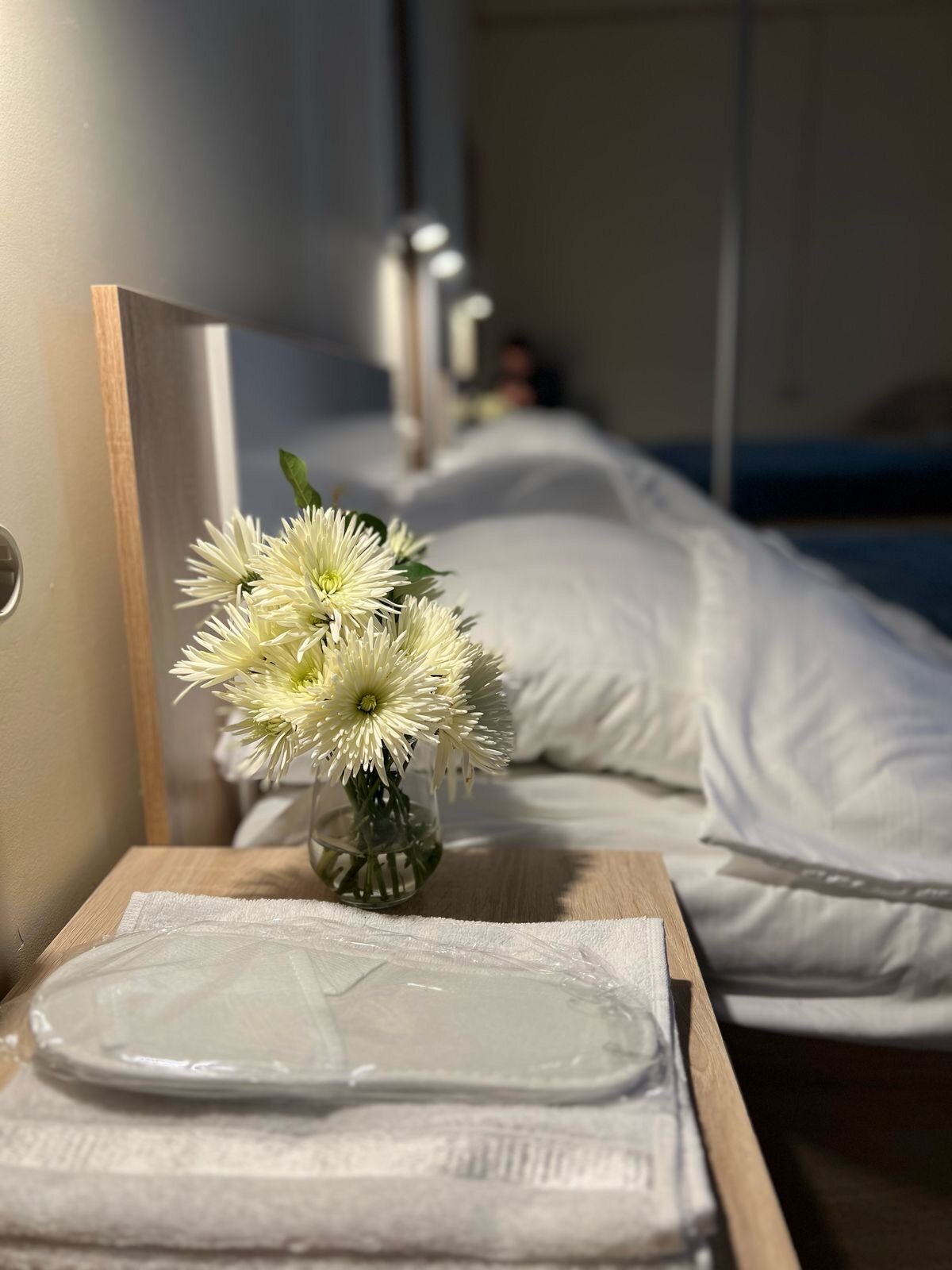 Улучшенный стандартный номер с 1 двуспальной кроватью и выходом во внутренний дворик