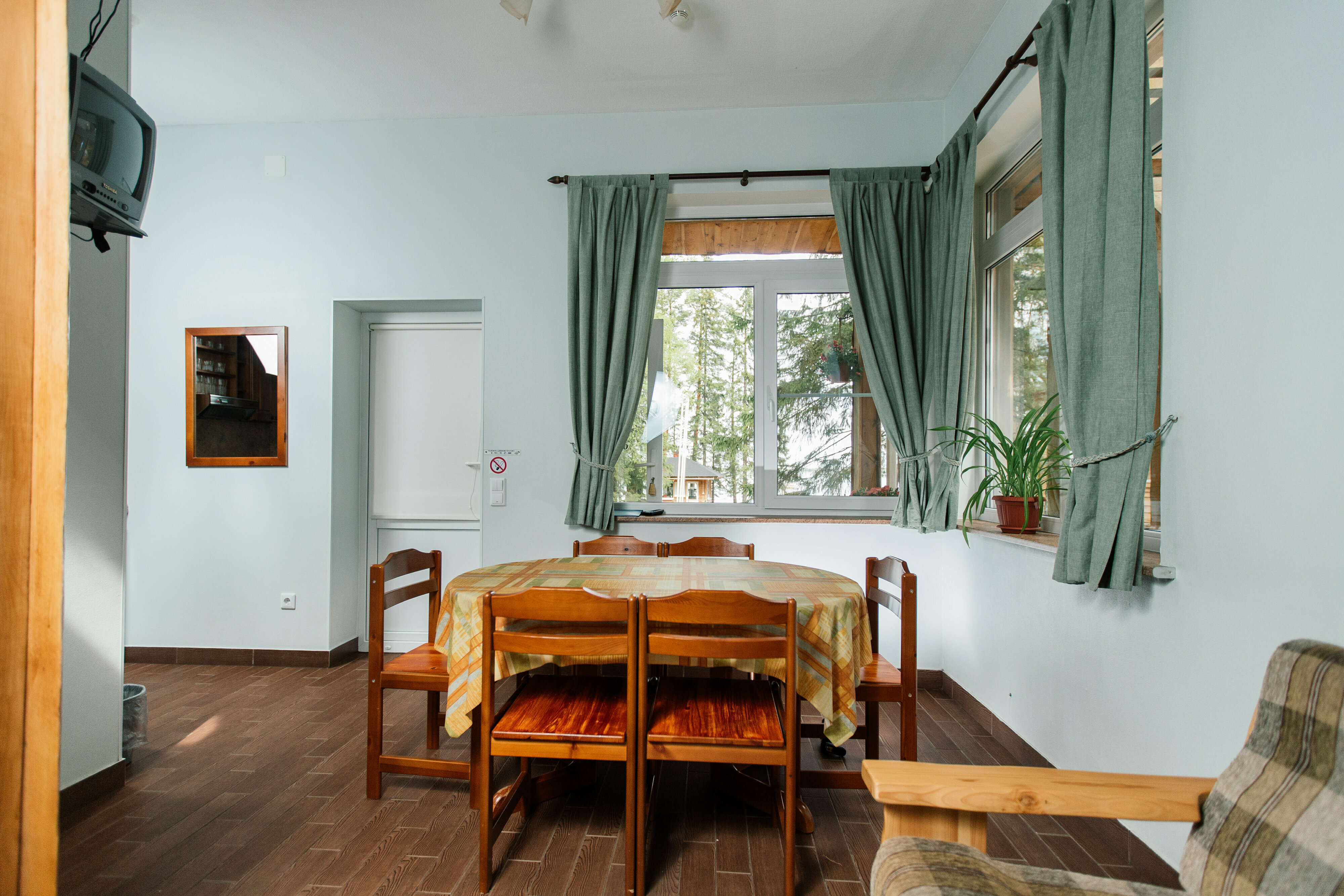 Двухместный номер с 1 кроватью и террасой