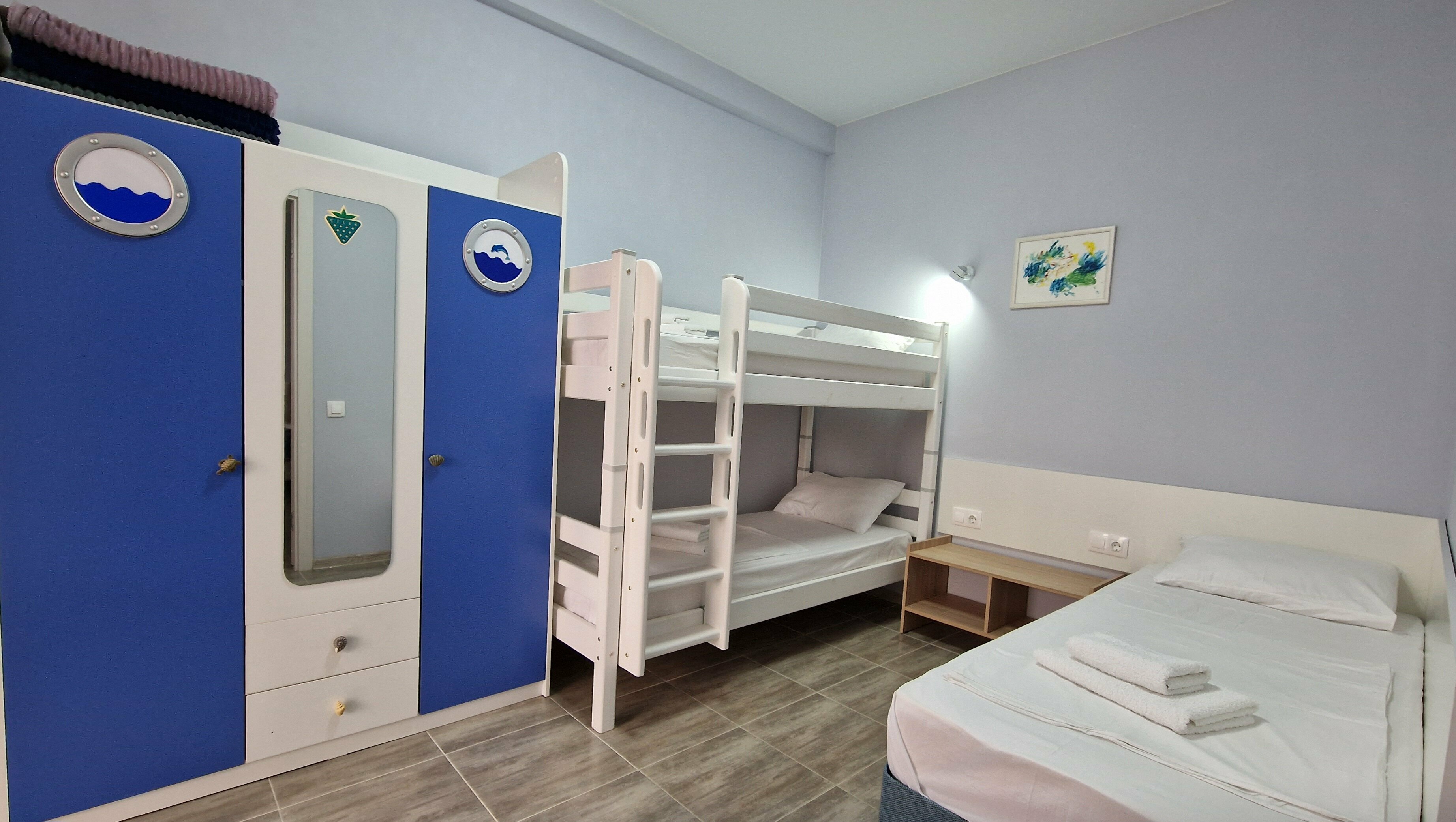 Тип.1. 2-х комнатные 5-ти местные апартаменты с кухонной зоной и балконом