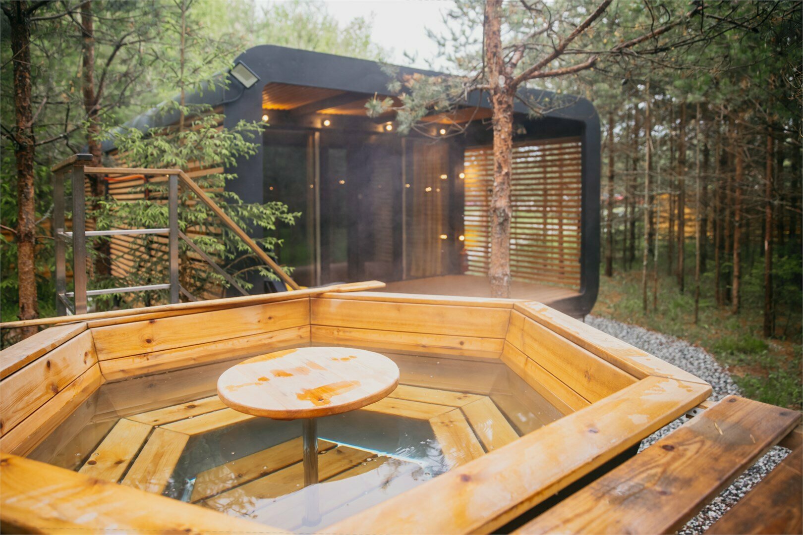 Коттедж с видом на лес