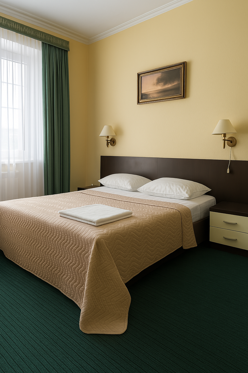 Двухместный номер с 1 кроватью или 2 отдельными кроватями