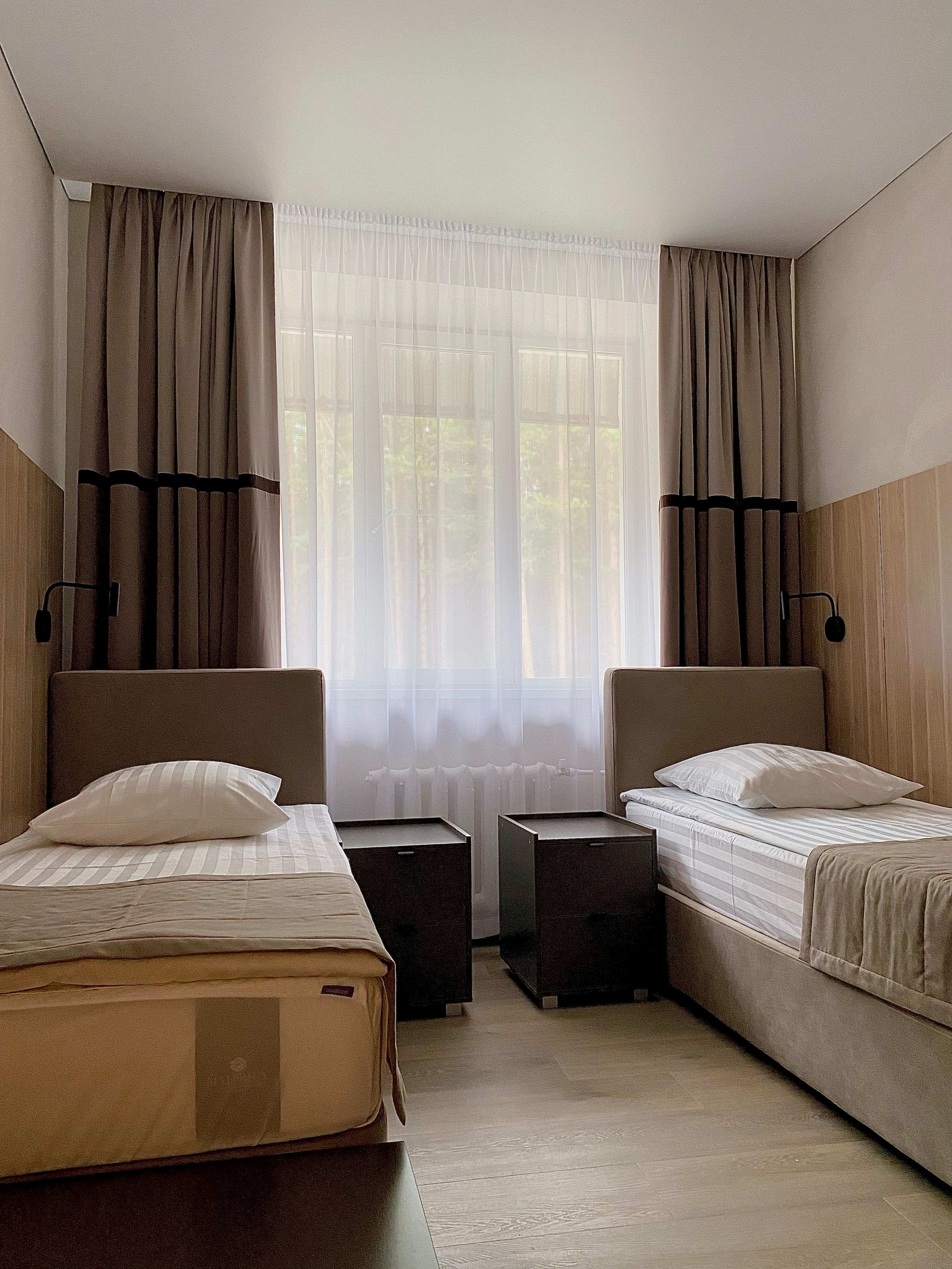 Двухместный номер с 1 кроватью или 2 отдельными кроватями и балконом