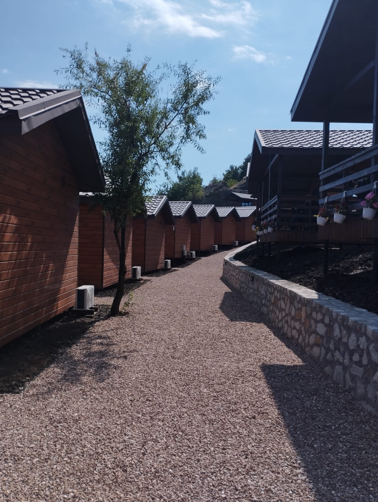 Двухместный коттедж с террасой