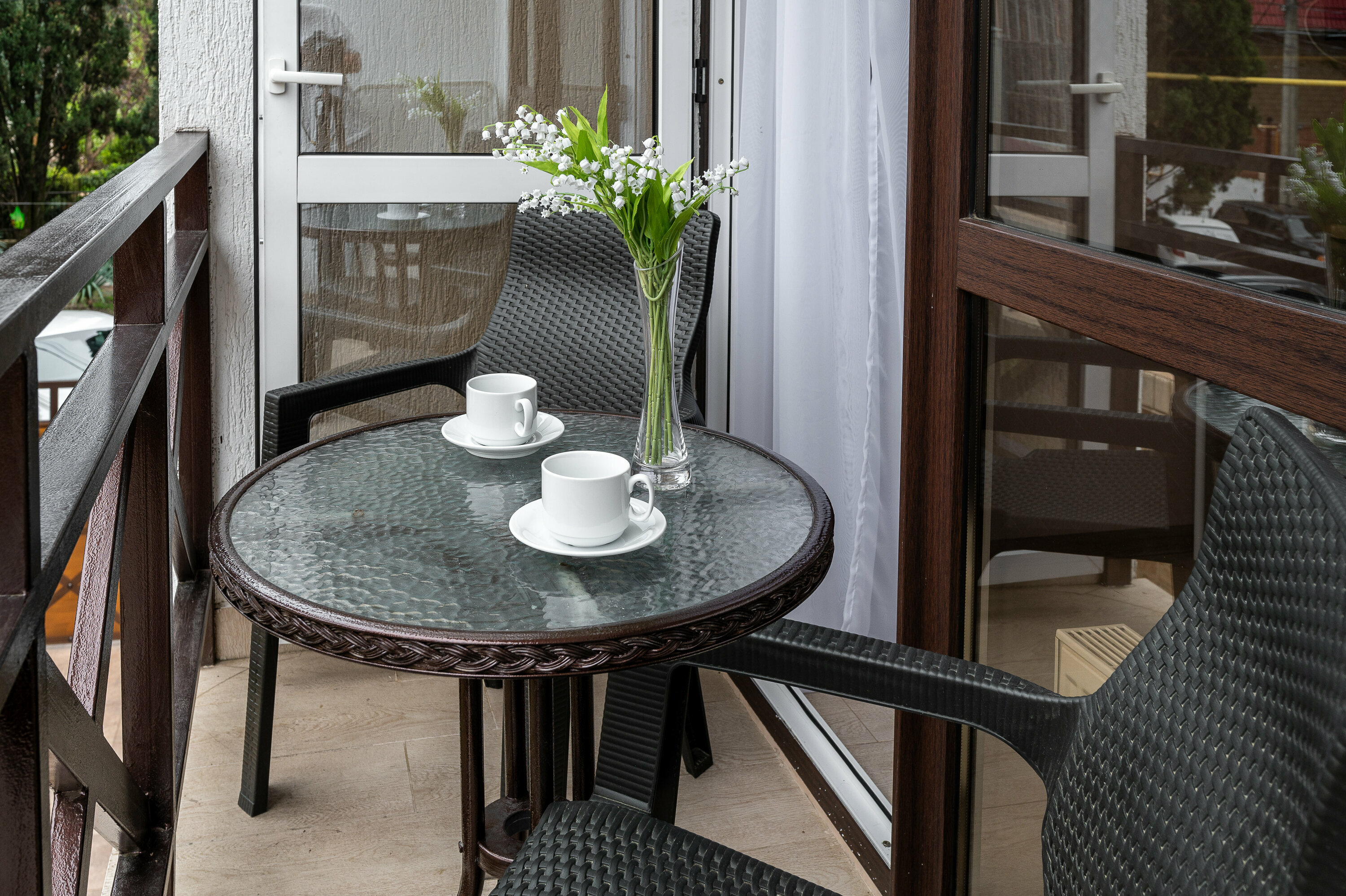 Двухместный номер Делюкс с 1 кроватью и балконом