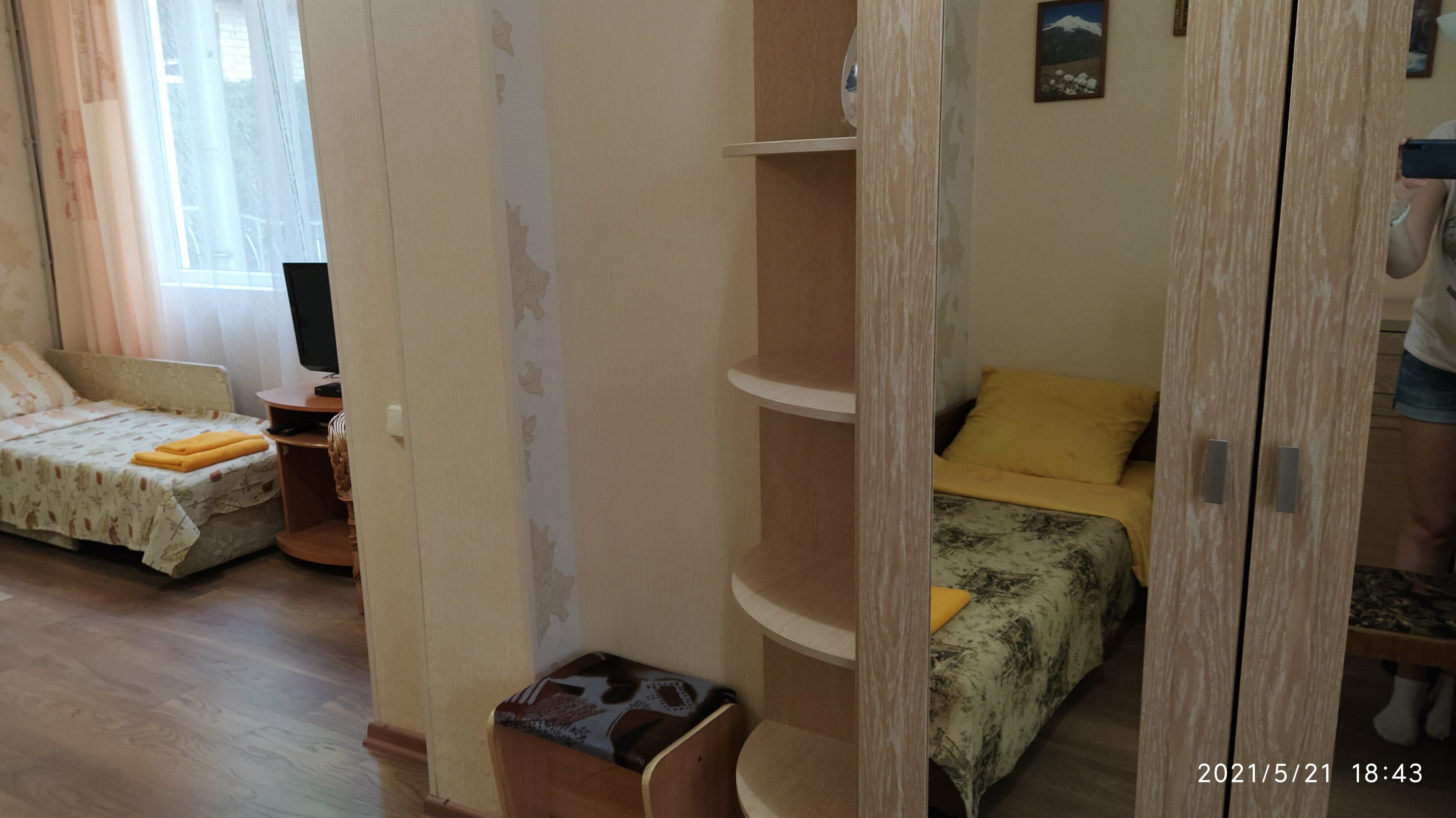 № 4 С выходом на общий балкон, вид на террасу