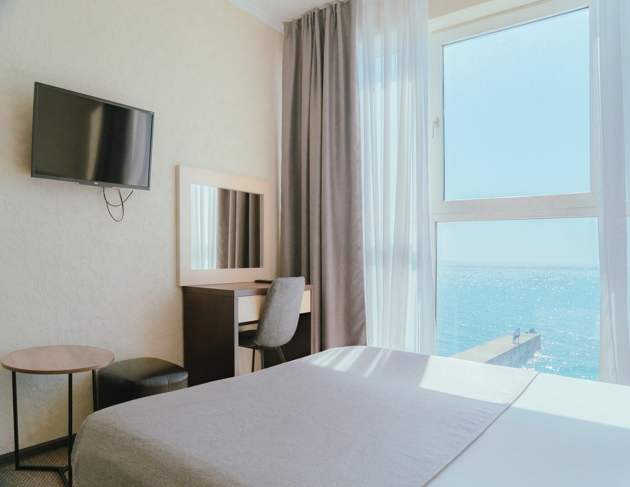 Двухместный номер Делюкс с 1 кроватью и видом на море