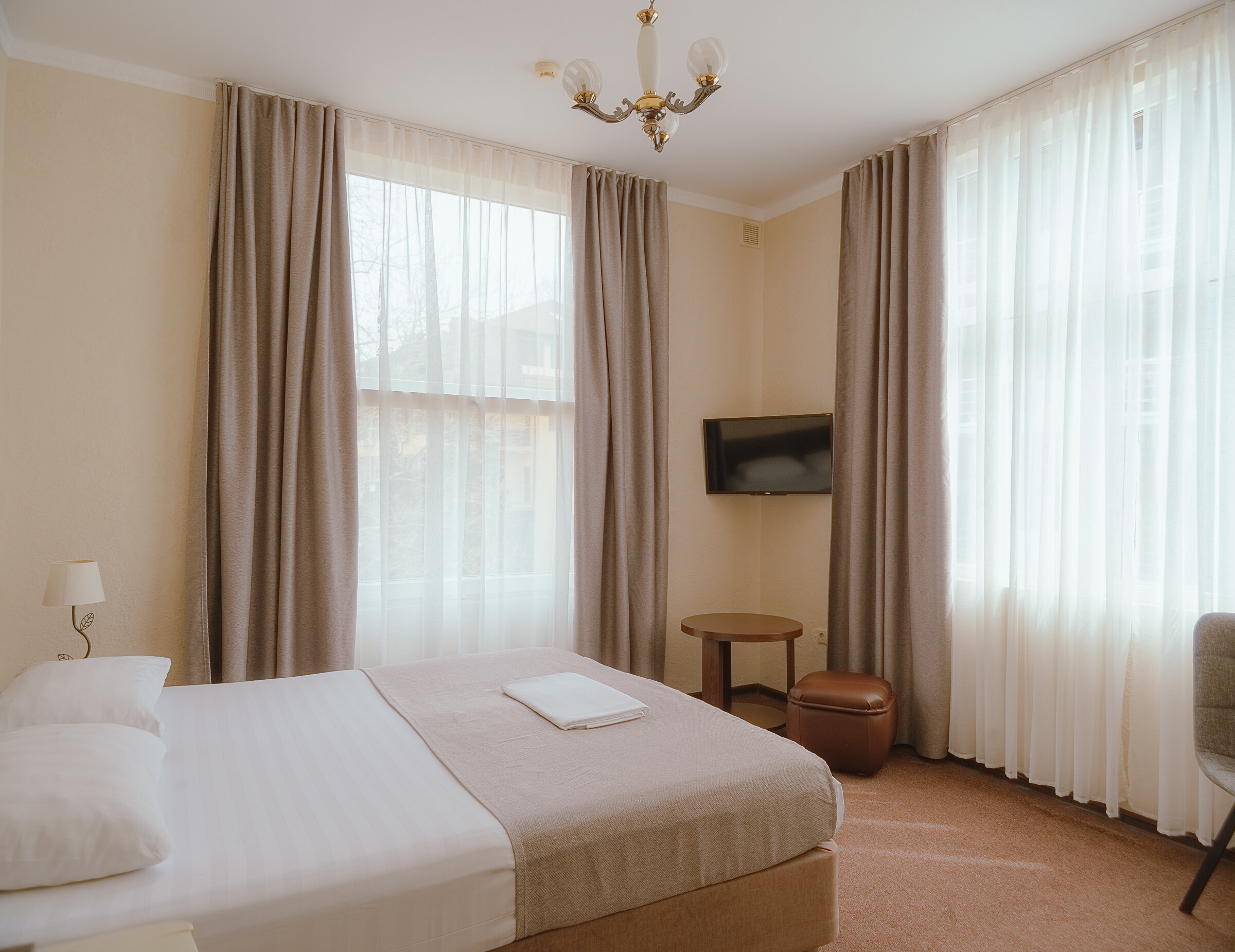 Двухместный номер с 1 кроватью и видом на горы