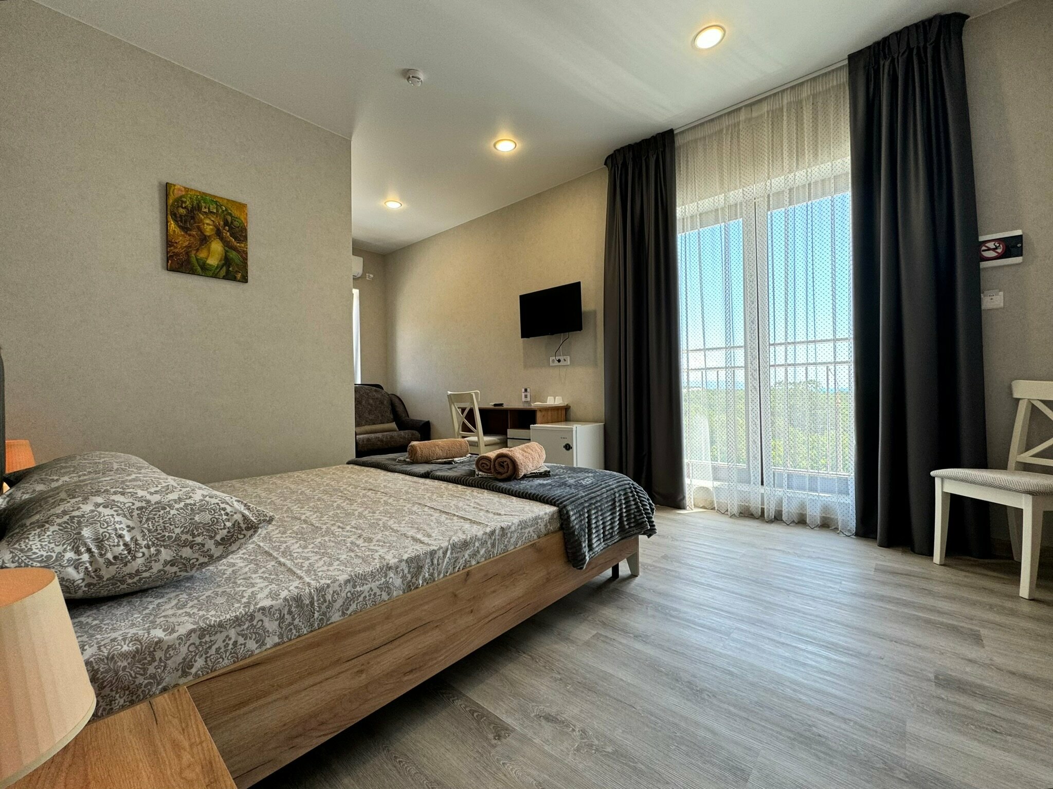 Двухместный номер Делюкс с 1 кроватью и видом на море