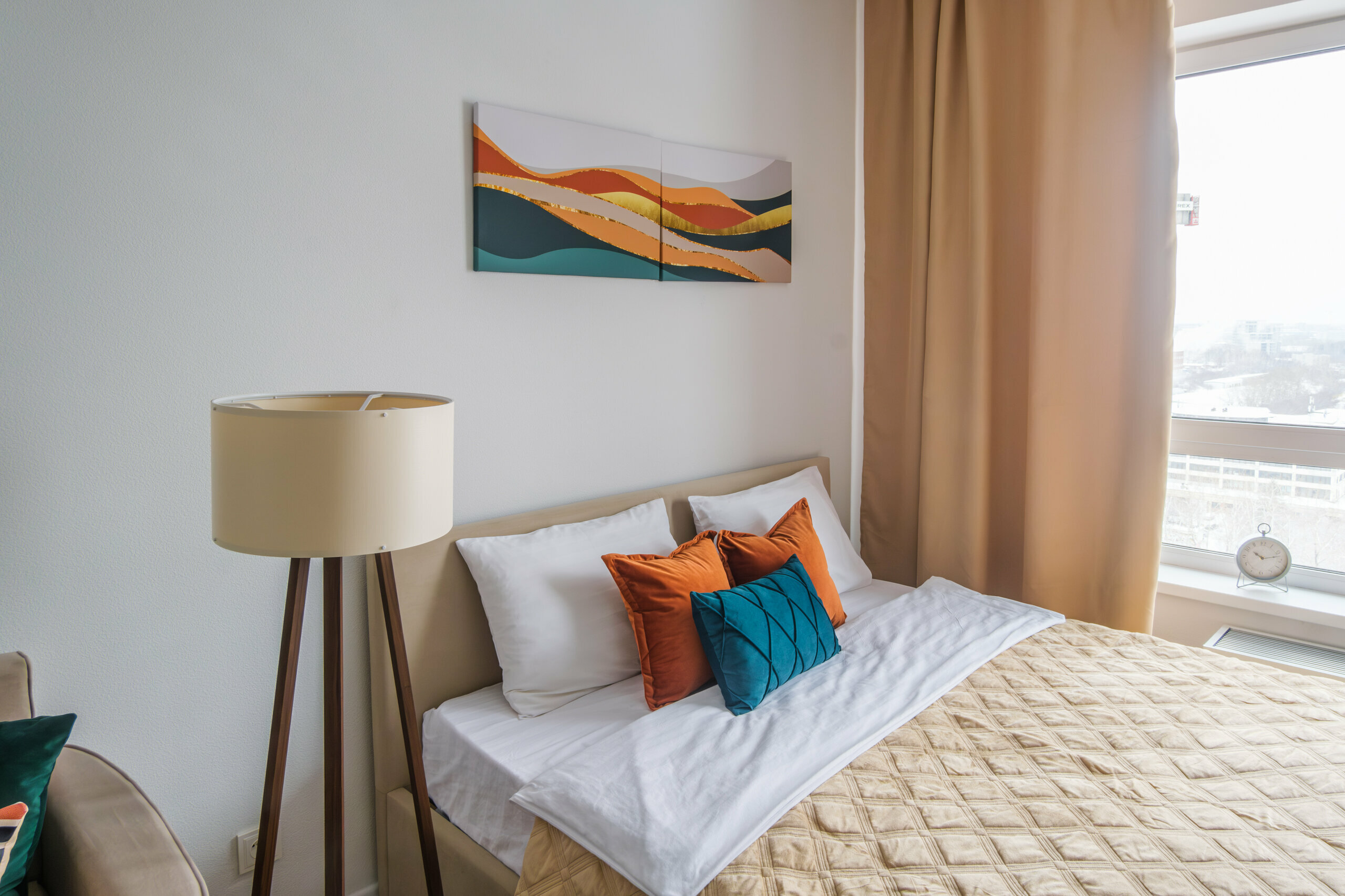 Семейная студия для 4 гостей на 17 этаже