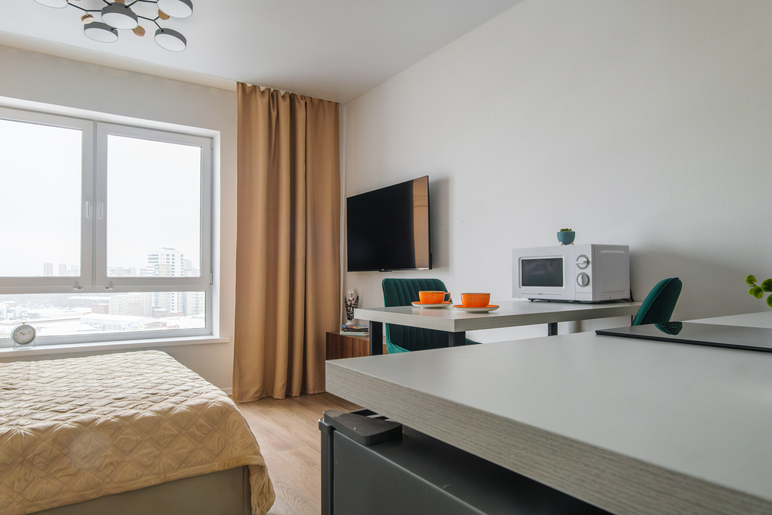 Семейная студия для 4 гостей на 17 этаже