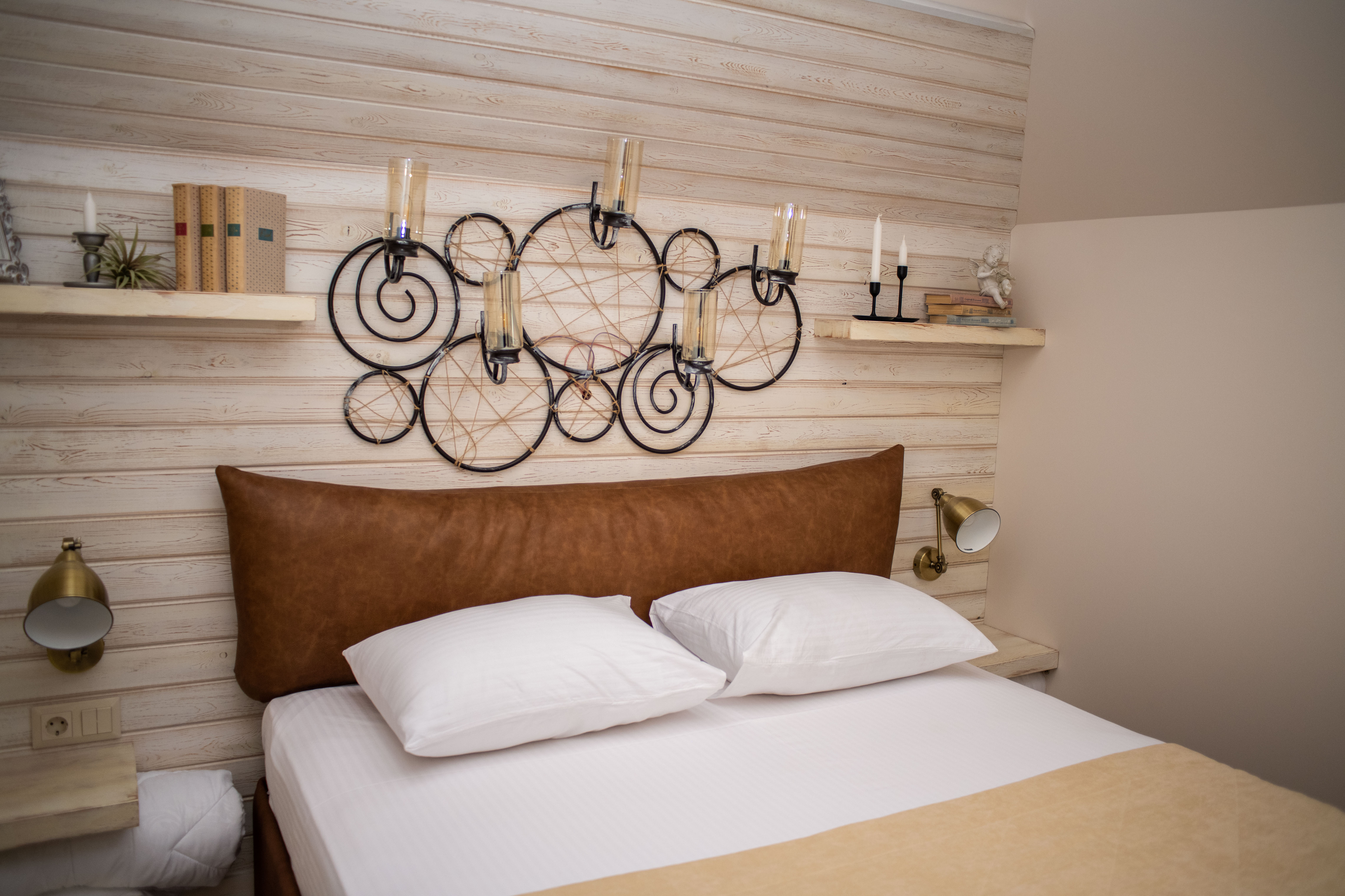 Семейные апартаменты Люкс на верхнем этаже с балконом