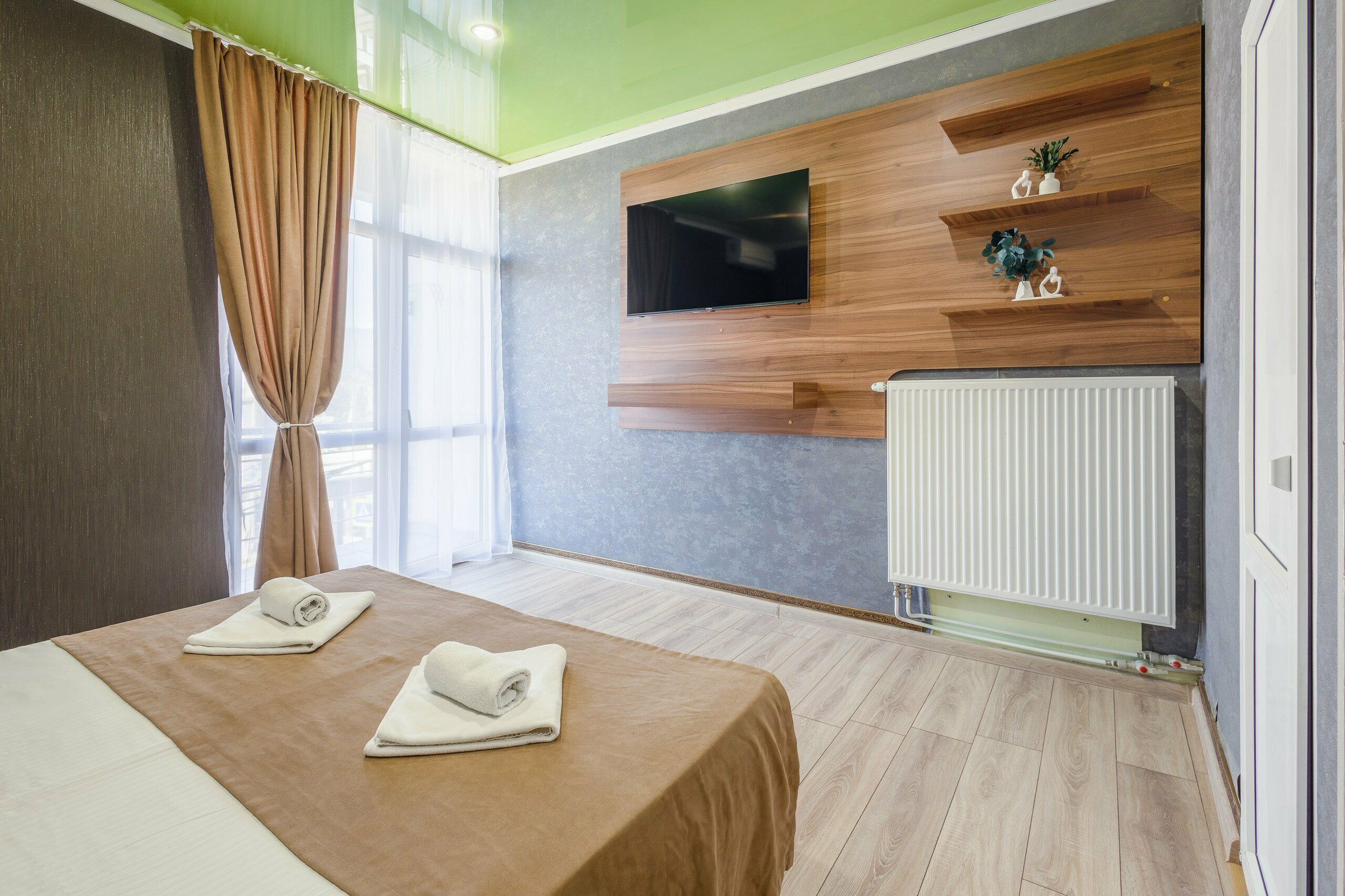 Улучшенный двухместный номер с 1 кроватью или 2 отдельными кроватями, вид на горы