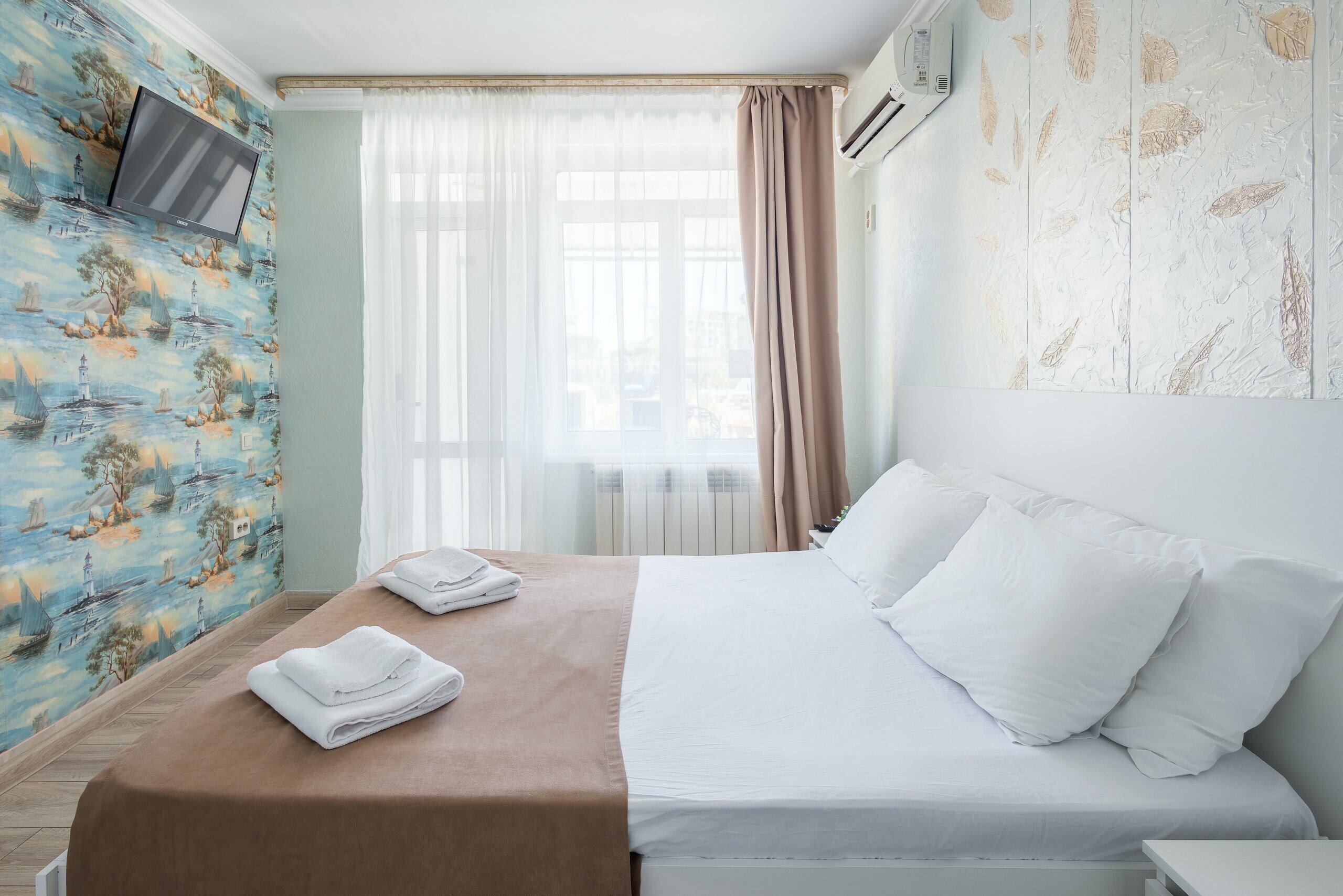 Двухместный номер с 1 кроватью и видом на горы