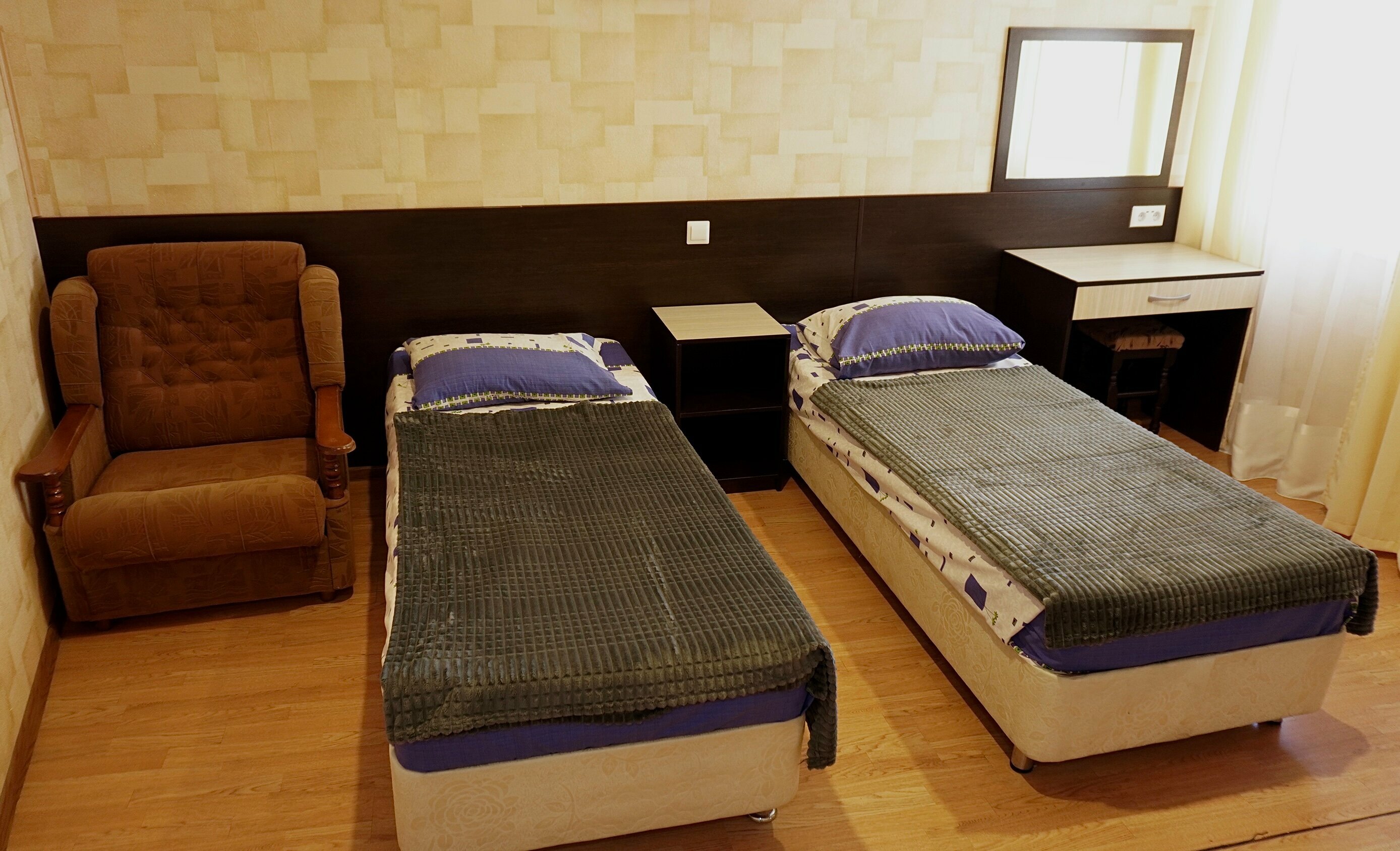 Улучшенный двухместный номер Делюкс с 1 кроватью или 2 отдельными кроватями